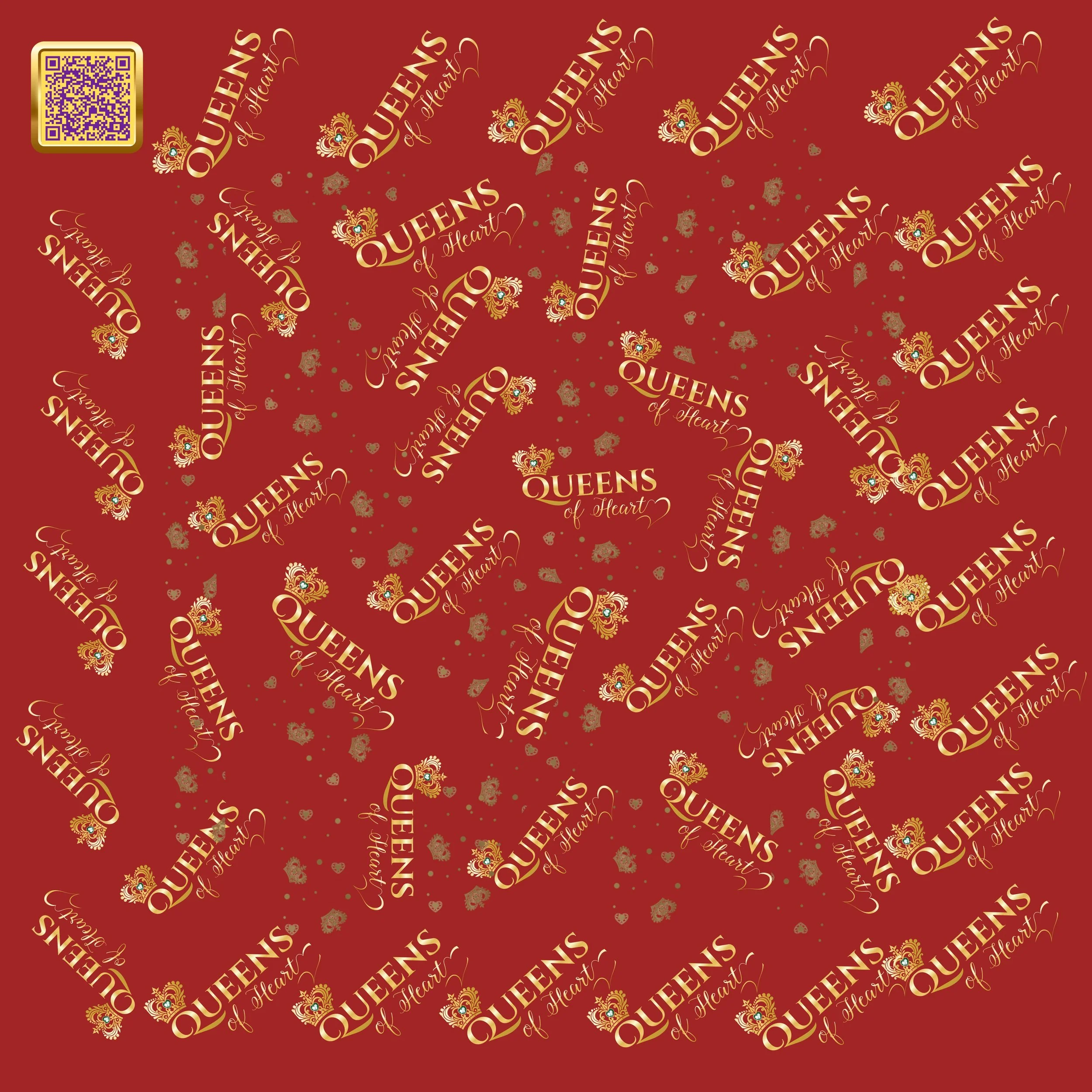TinyQueen RED Scarves (70 x 70 cm).jpg