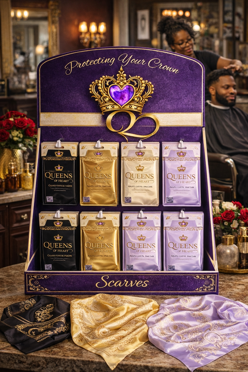 Introductory 25 Scarves Kt /with Display