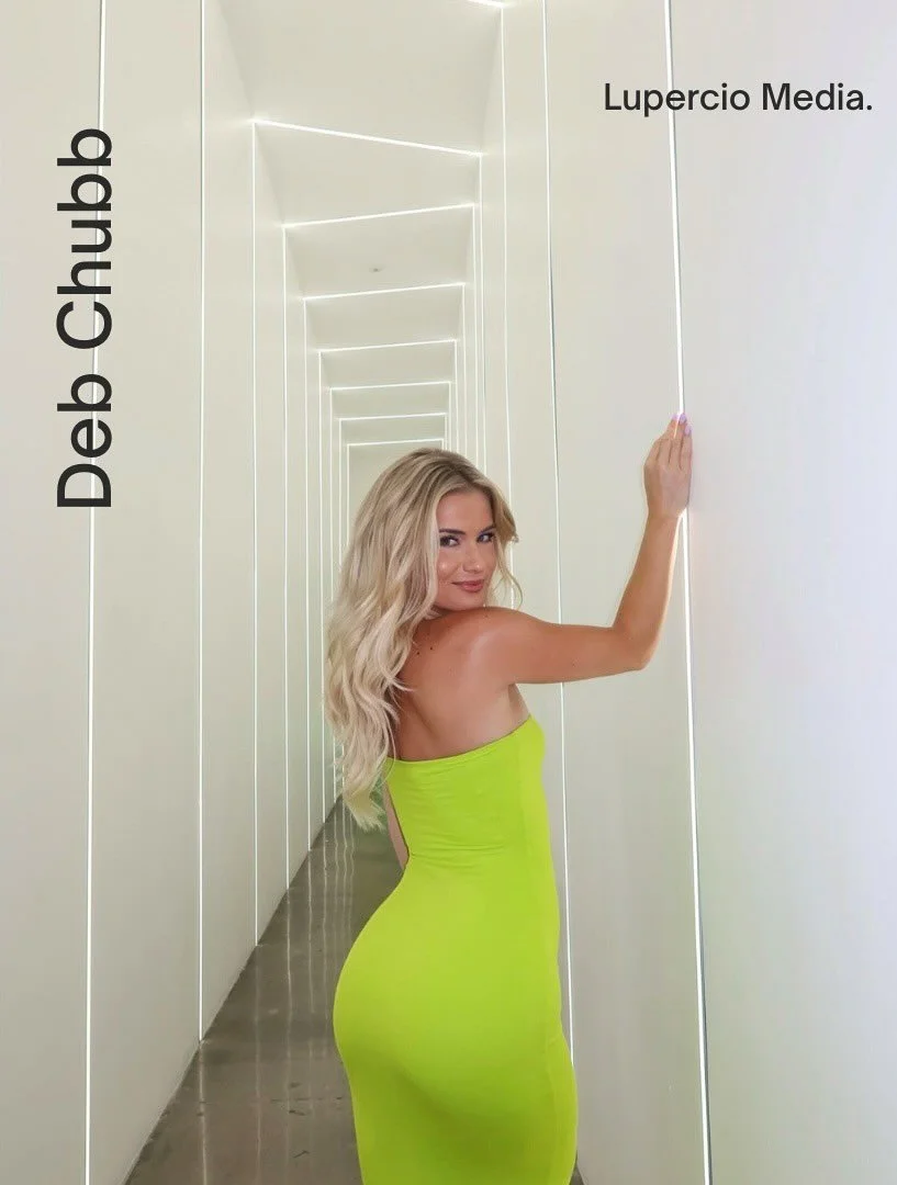 Reality TV star, creator, and @peacock&rsquo;s @loveislandusa star, @debchubb has joined our agency. 

Deb is a vibrant, fun-loving personality who first captured audiences on Season 4 of Peacock&rsquo;s Love Island, where her goofy charm and genuine