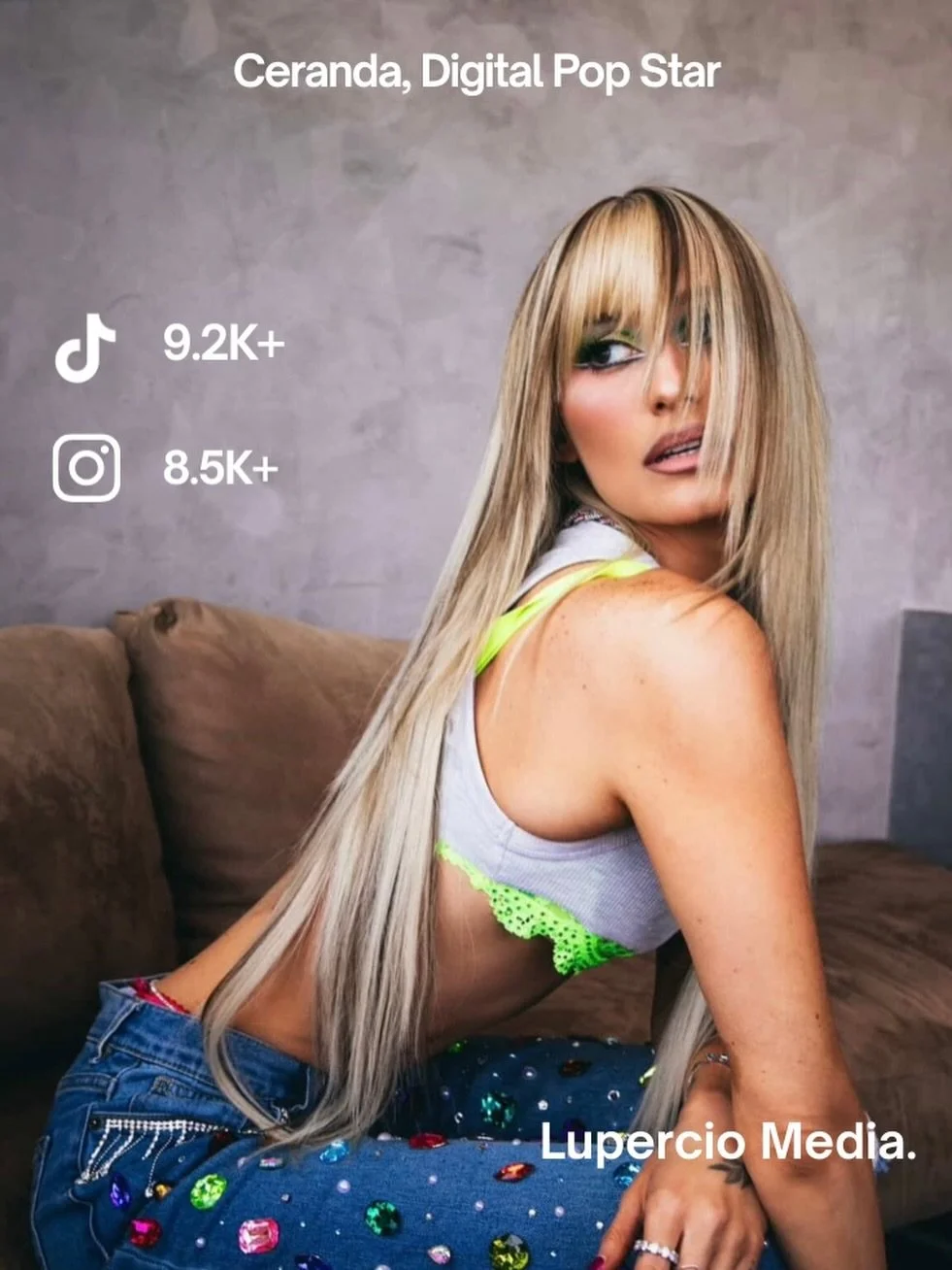 Meet @ceranda_xo 🌟 a digital pop star &amp; content creator, who&rsquo;s not just making pop, she&rsquo;s creating a universe you&rsquo;ll want to live in. She&rsquo;s opened for Katy Perry &amp; @kesha. Her songs &amp; content  focuses on Y2K glam 