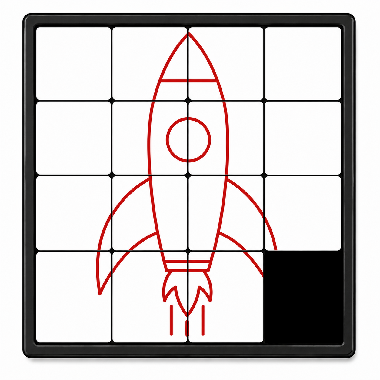 Sliding tile puzzle demonstrating using lateral movement to reach career goals