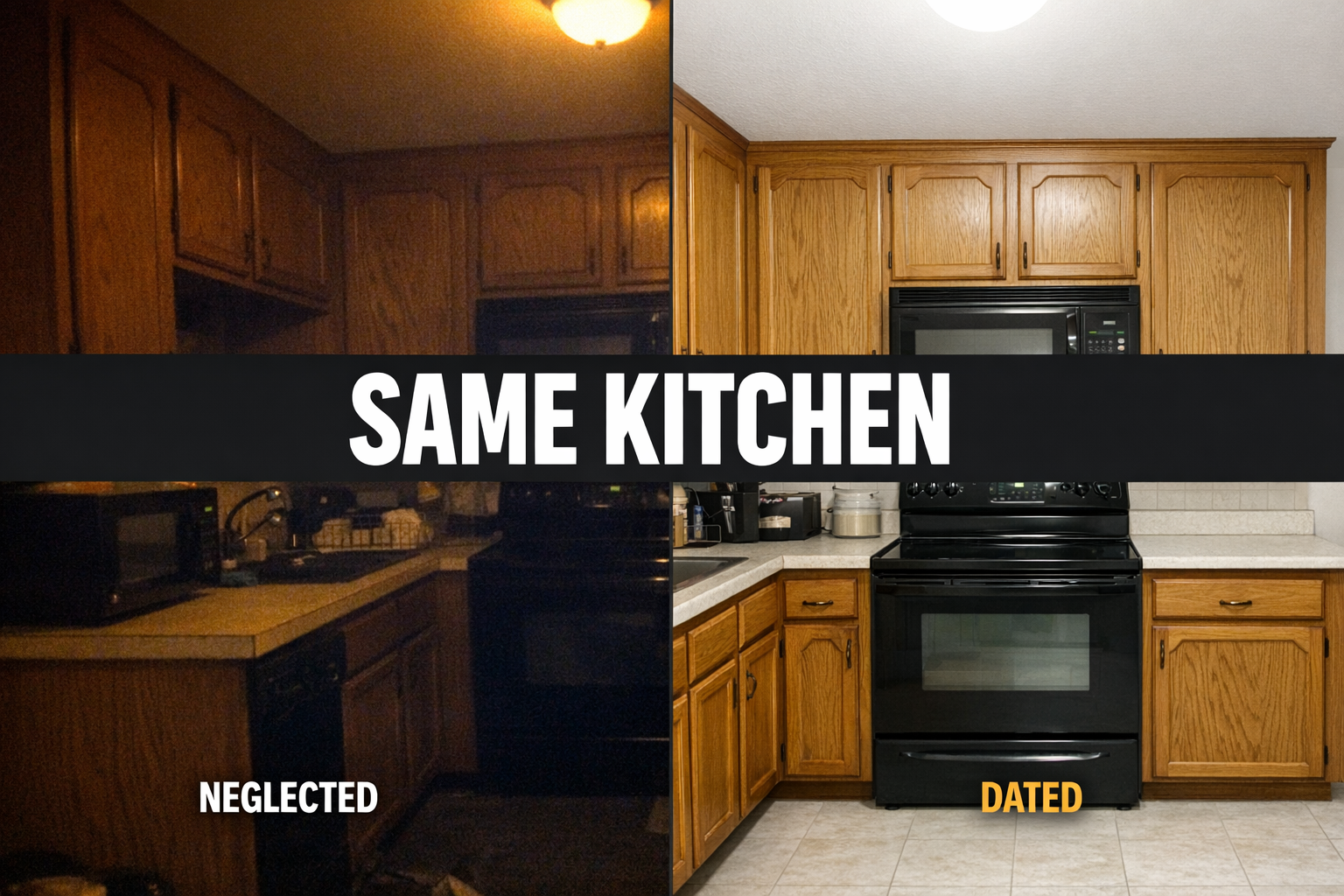 Buyers Can't Tell Dated From Damaged in a Bad Photo