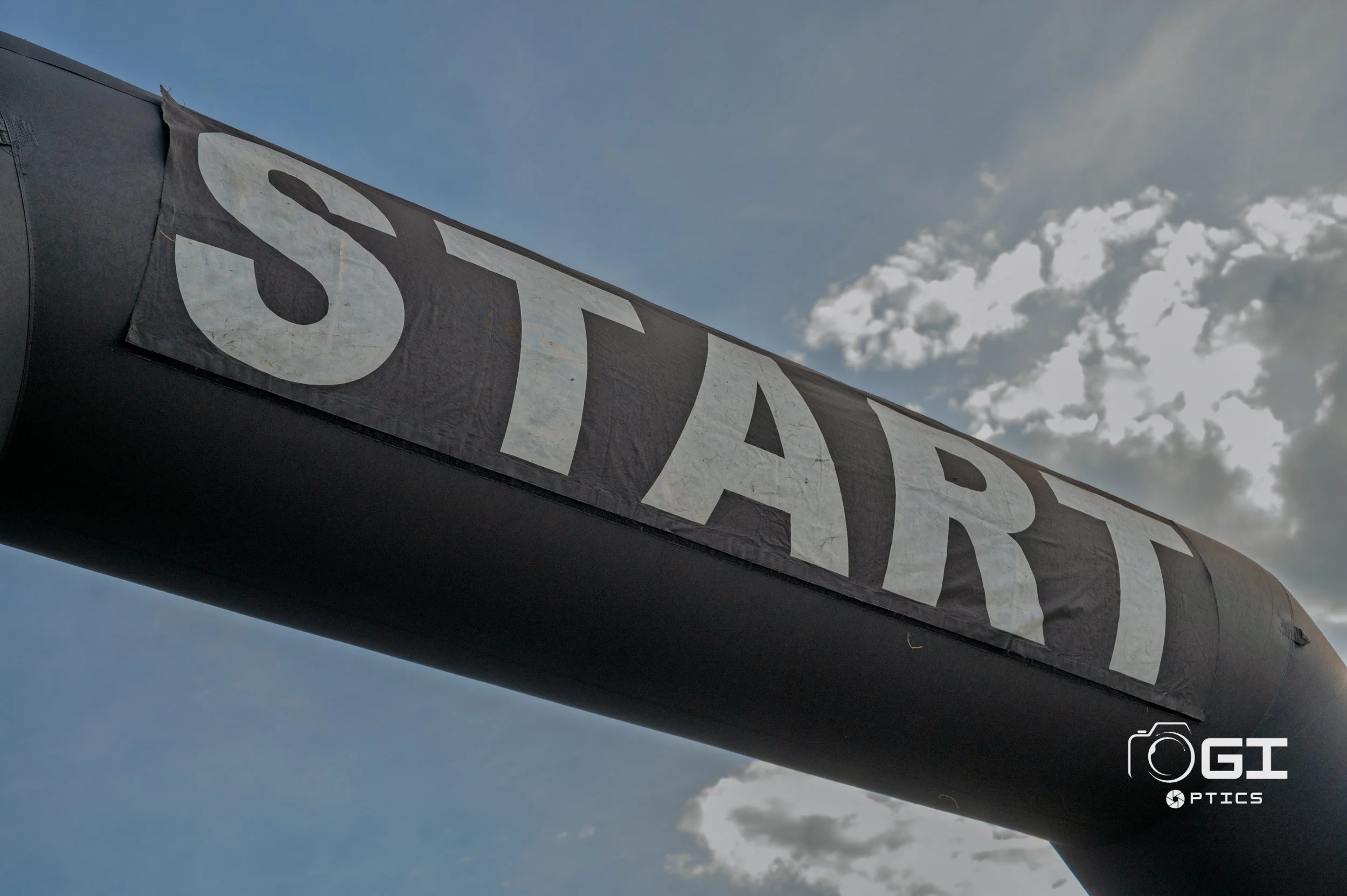 Inflatable START arch at the NAMIWalks DuPage 5K at St. James Farm Forest Preserve