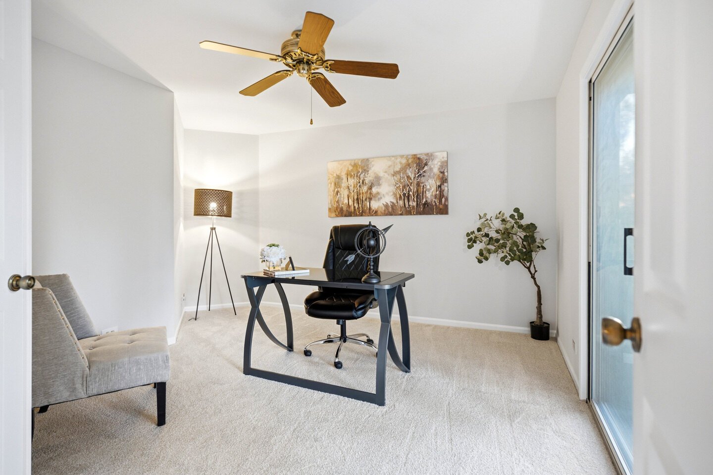 Den and home office in a Mount Prospect coach home.jpg