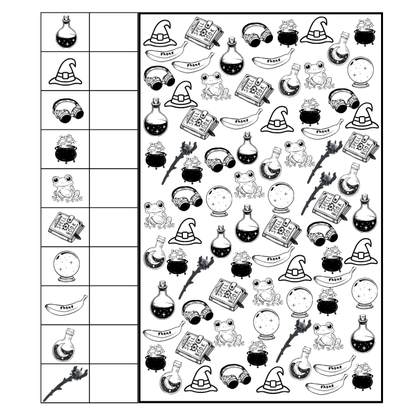 FREE "Count Winni's bits n bobs" Activity page