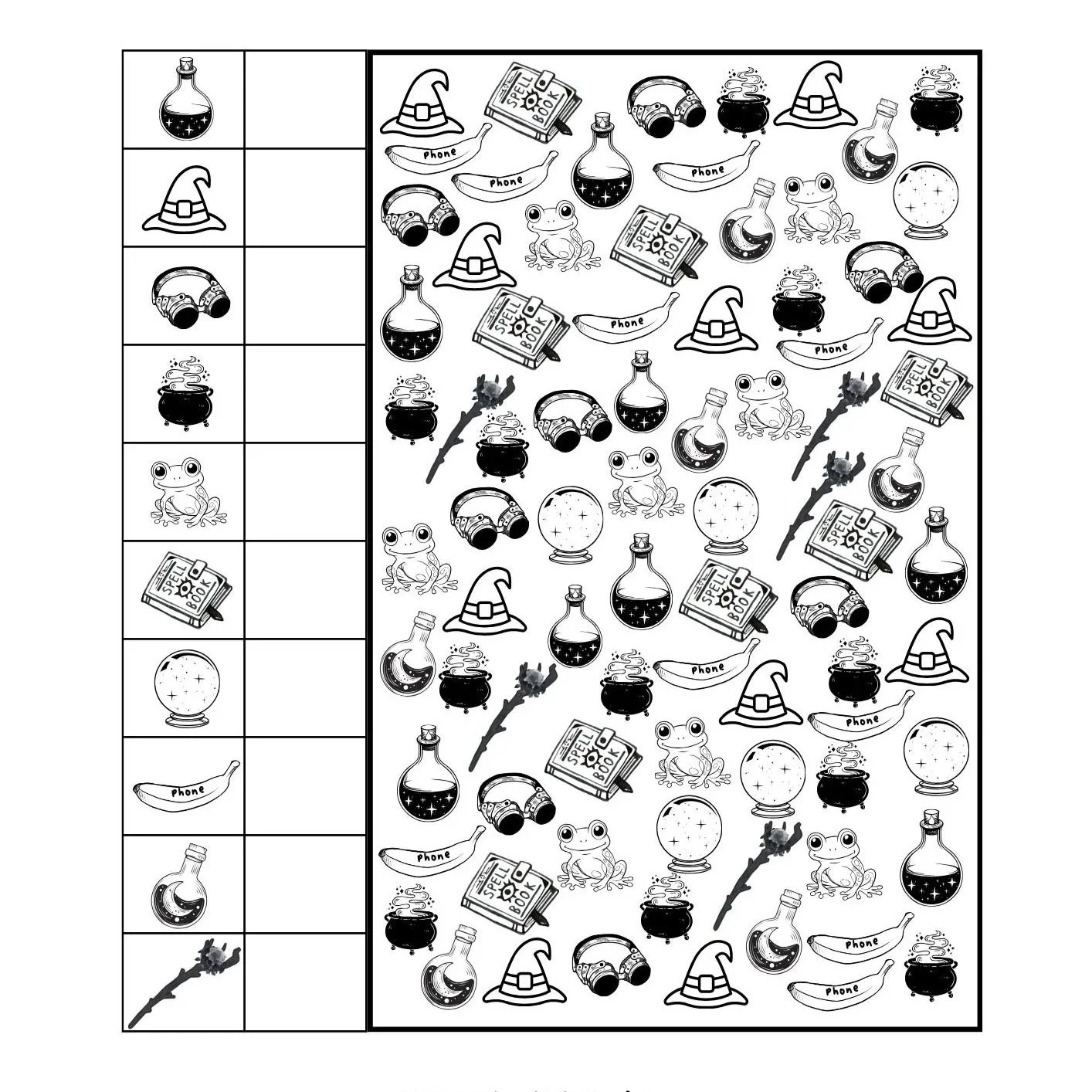FREE "Count Winni's bits n bobs" Activity page