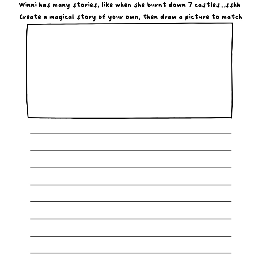 FREE "Magical story" Activity page