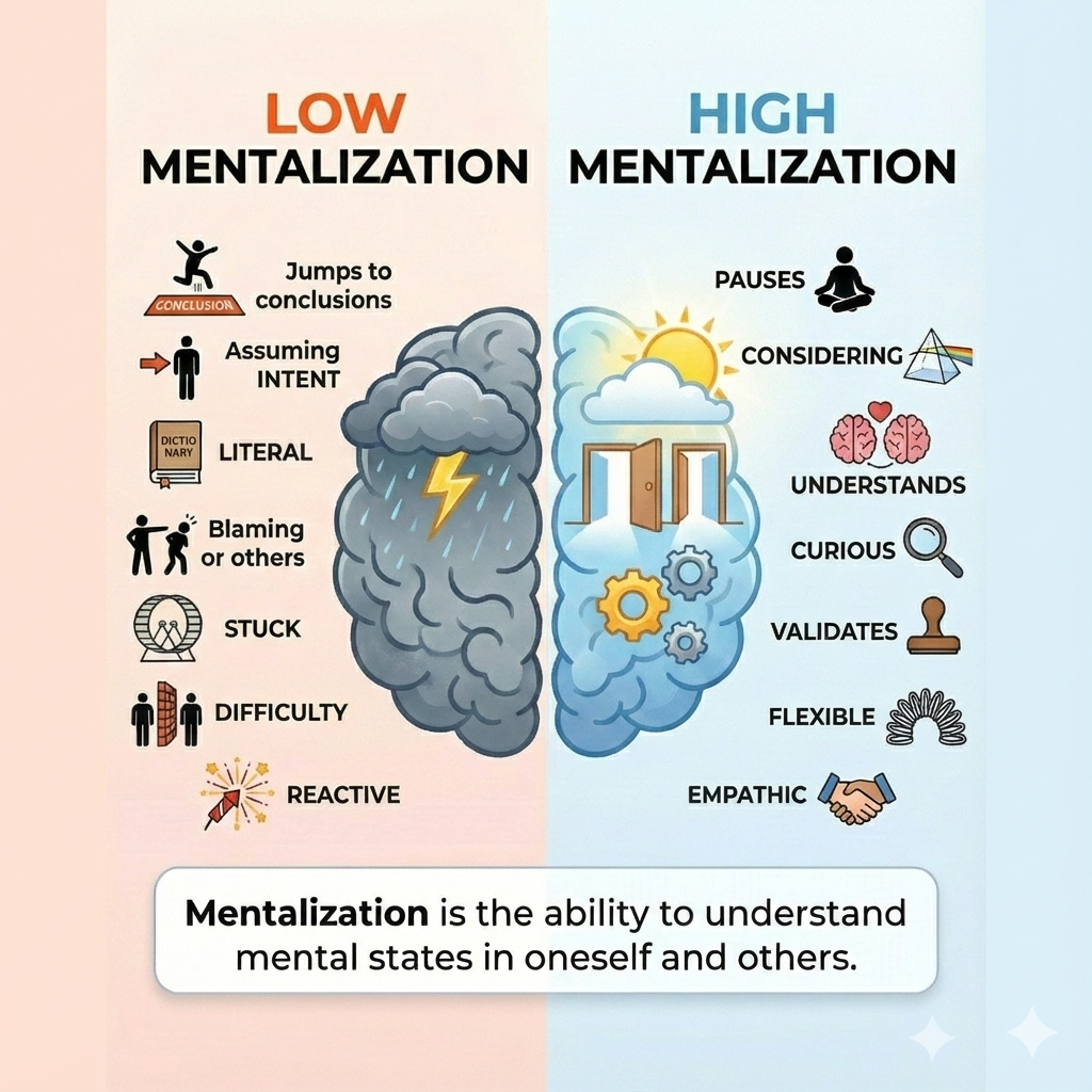 Is It Them or Me? Mentalization as a Tool for Untangling Projection