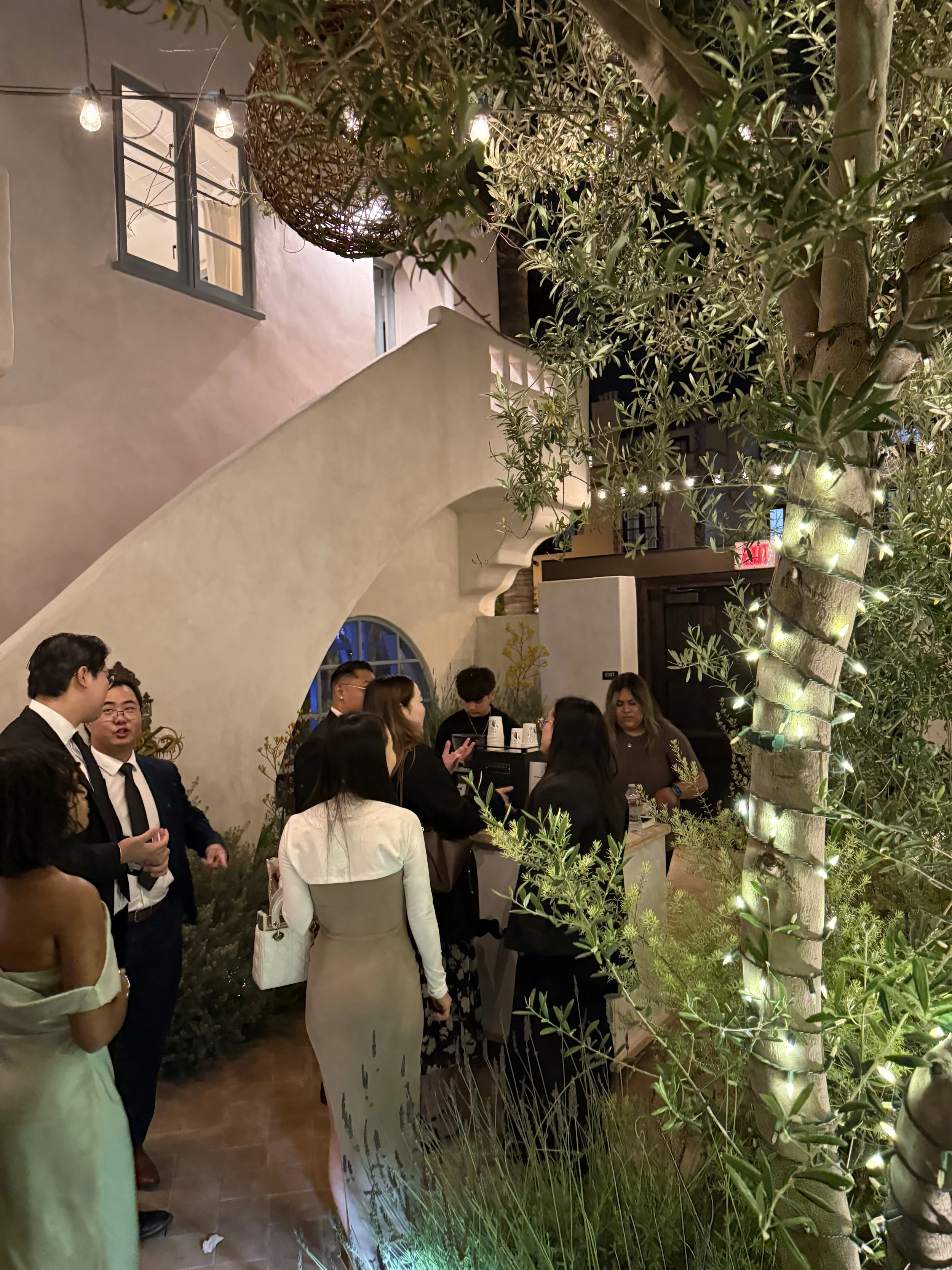 Espresso bar catering for celebration in Southern California