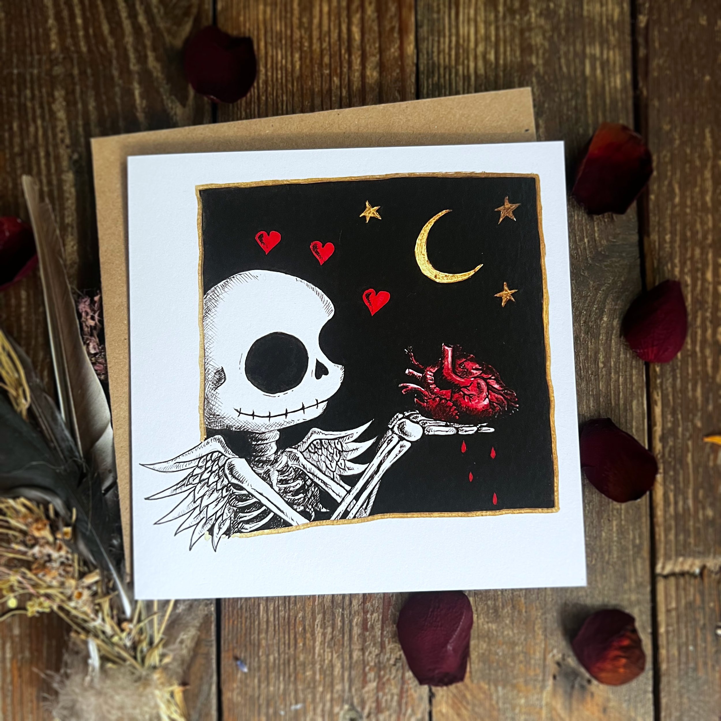 ‘Take it, It’s yours’ - Blank Greetings card, Love Card, Valentines