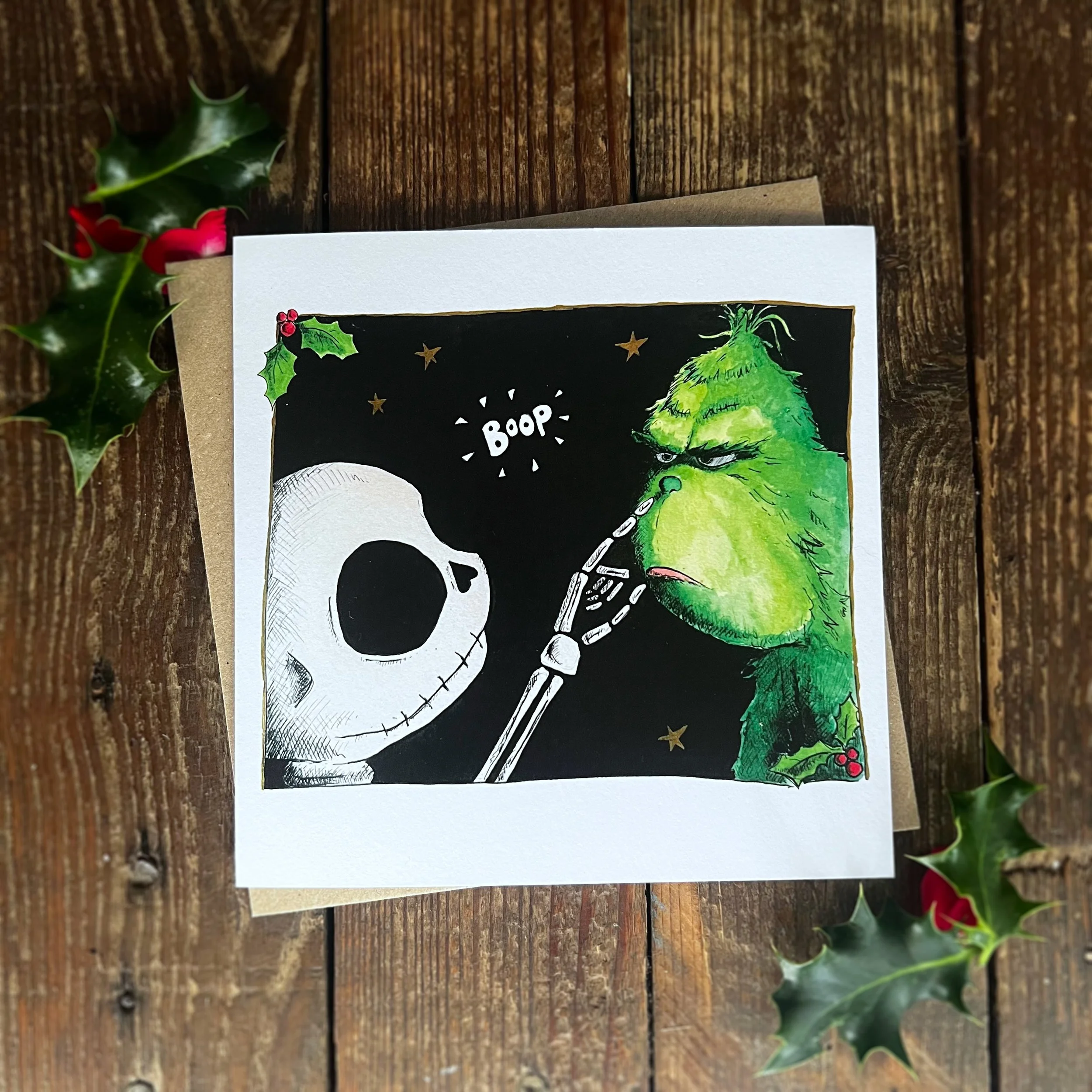 When Roger met the Grinch'
Christmas Card