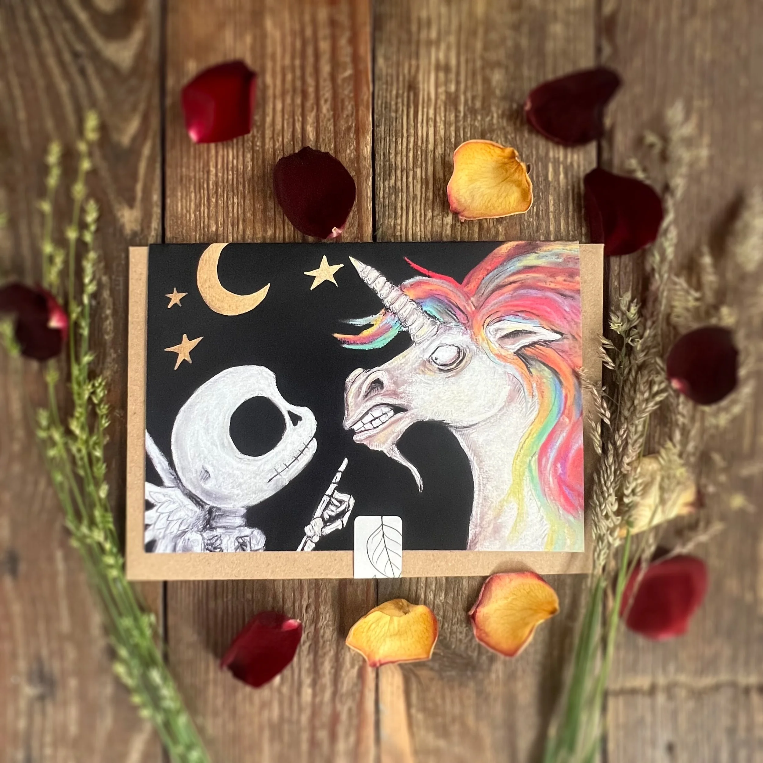 Boop Unicorn Roger skeleton greetings card.jpg