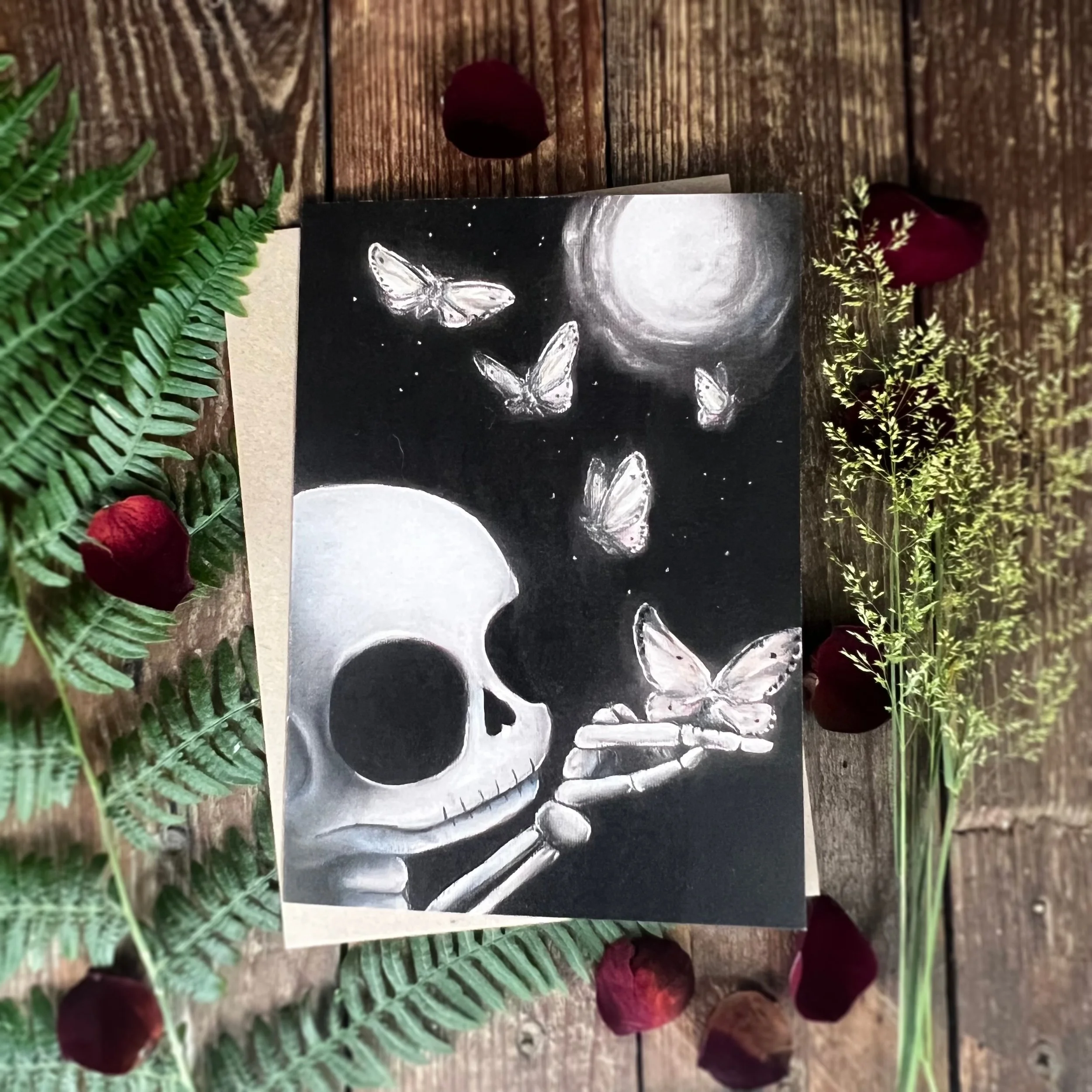 The Little Dreamer' greetings card
