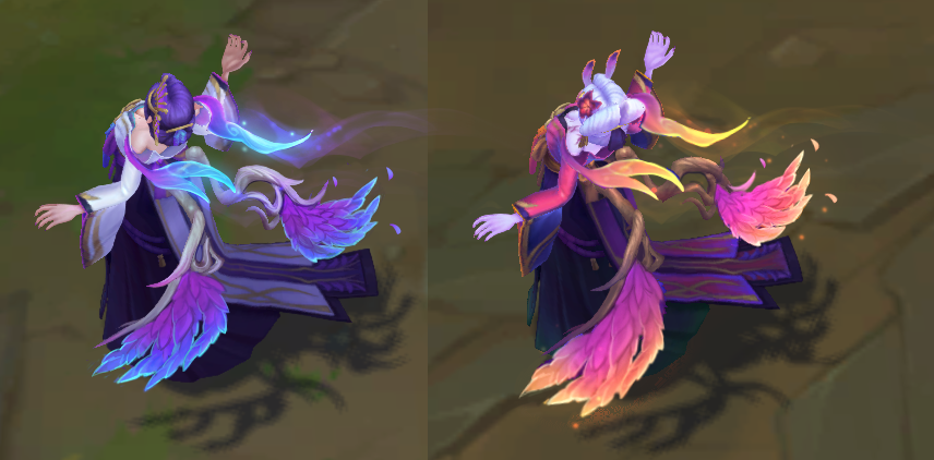 Wing concept adjustments to improve separation from dress.