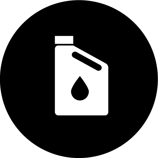 Icon of a laundry detergent bottle with a droplet symbol on it.