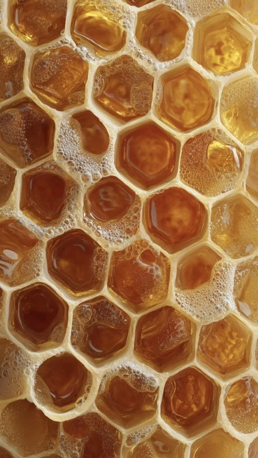 Honeycomb structure symbolizing therapy for ADHD, ASD, and late neurodivergent diagnosis