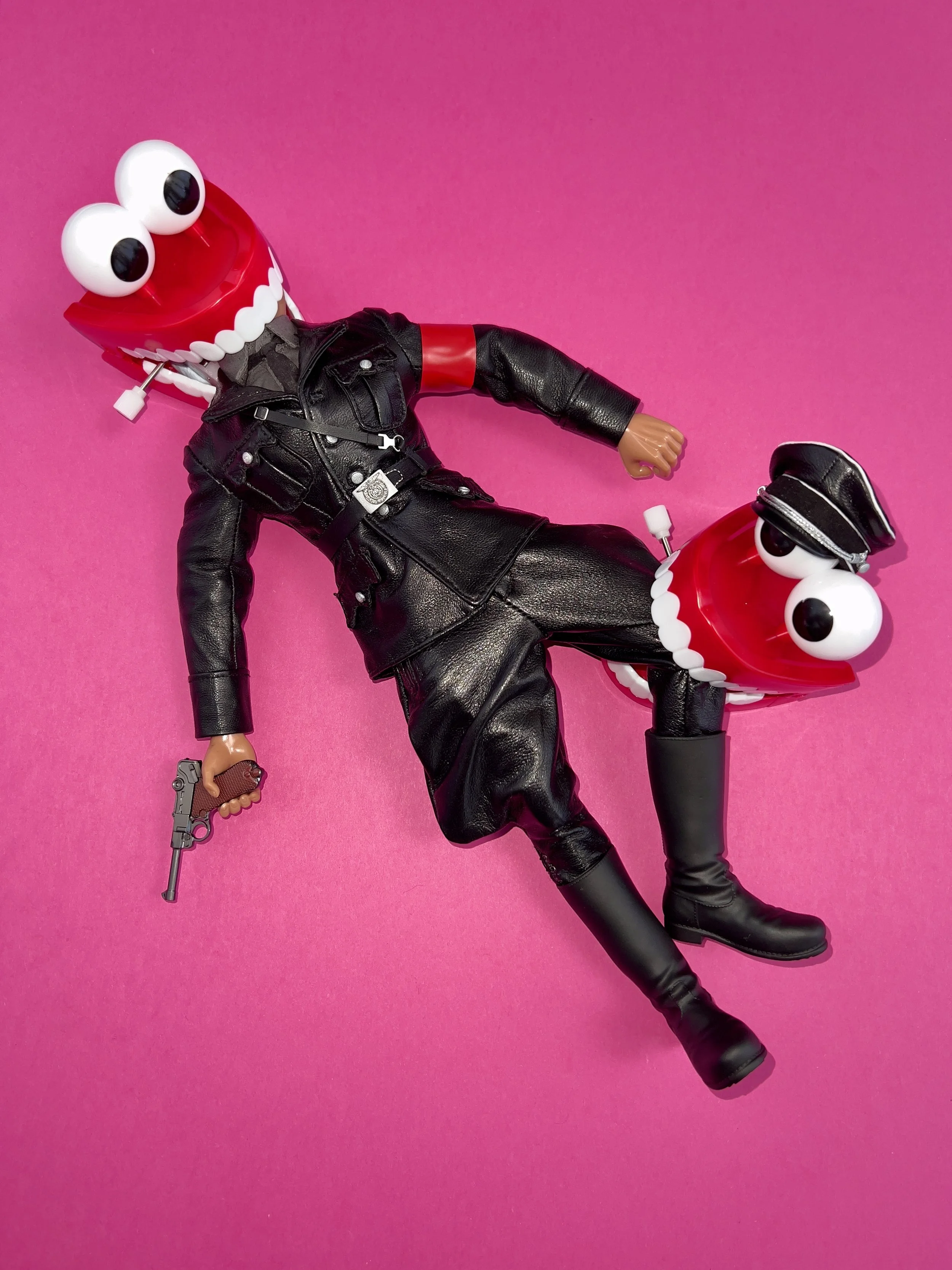 'Bite-sized Fascism', personal work, 2026.