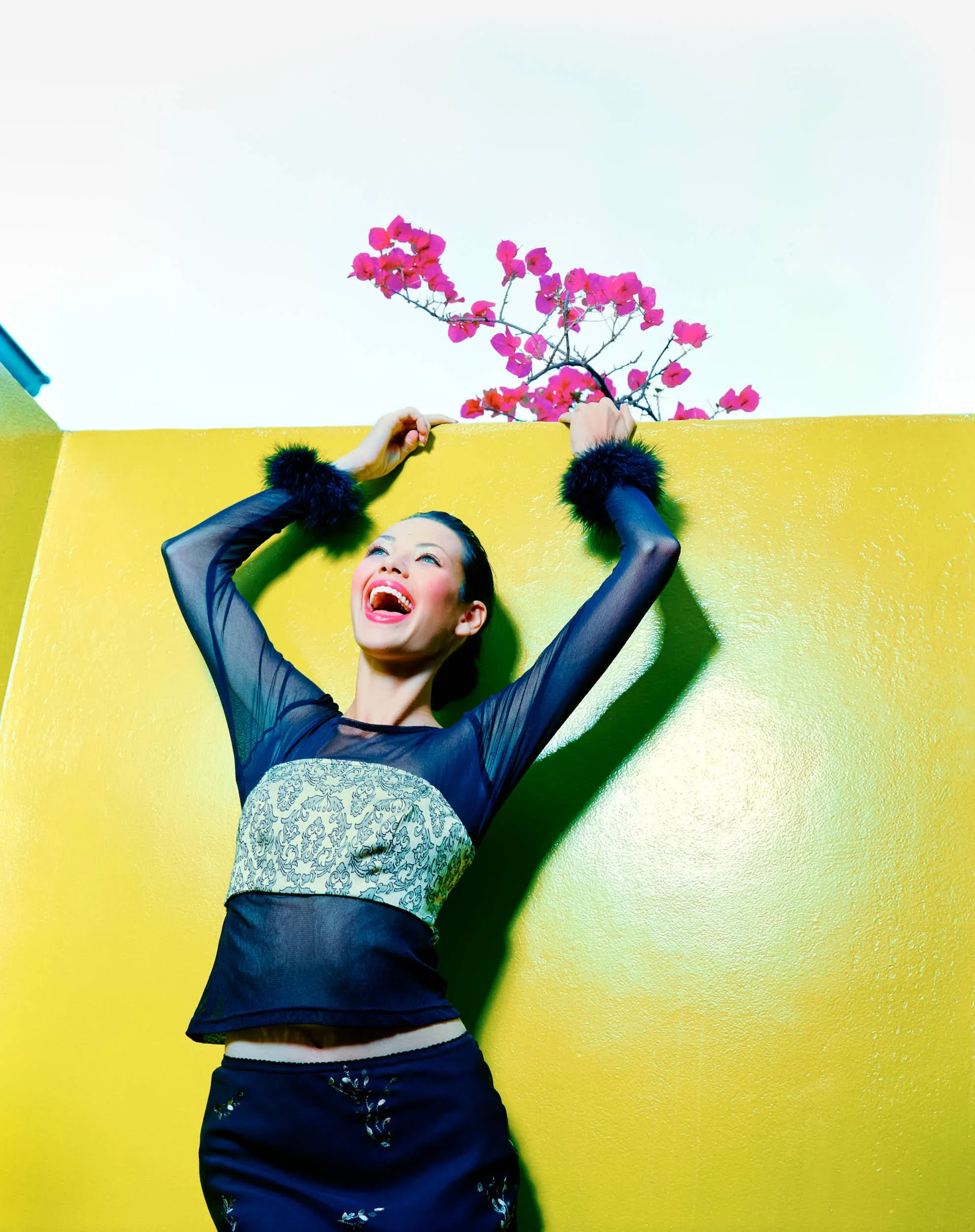 'Wild Orchid', fashion editorial commissioned by  Girlfriend .