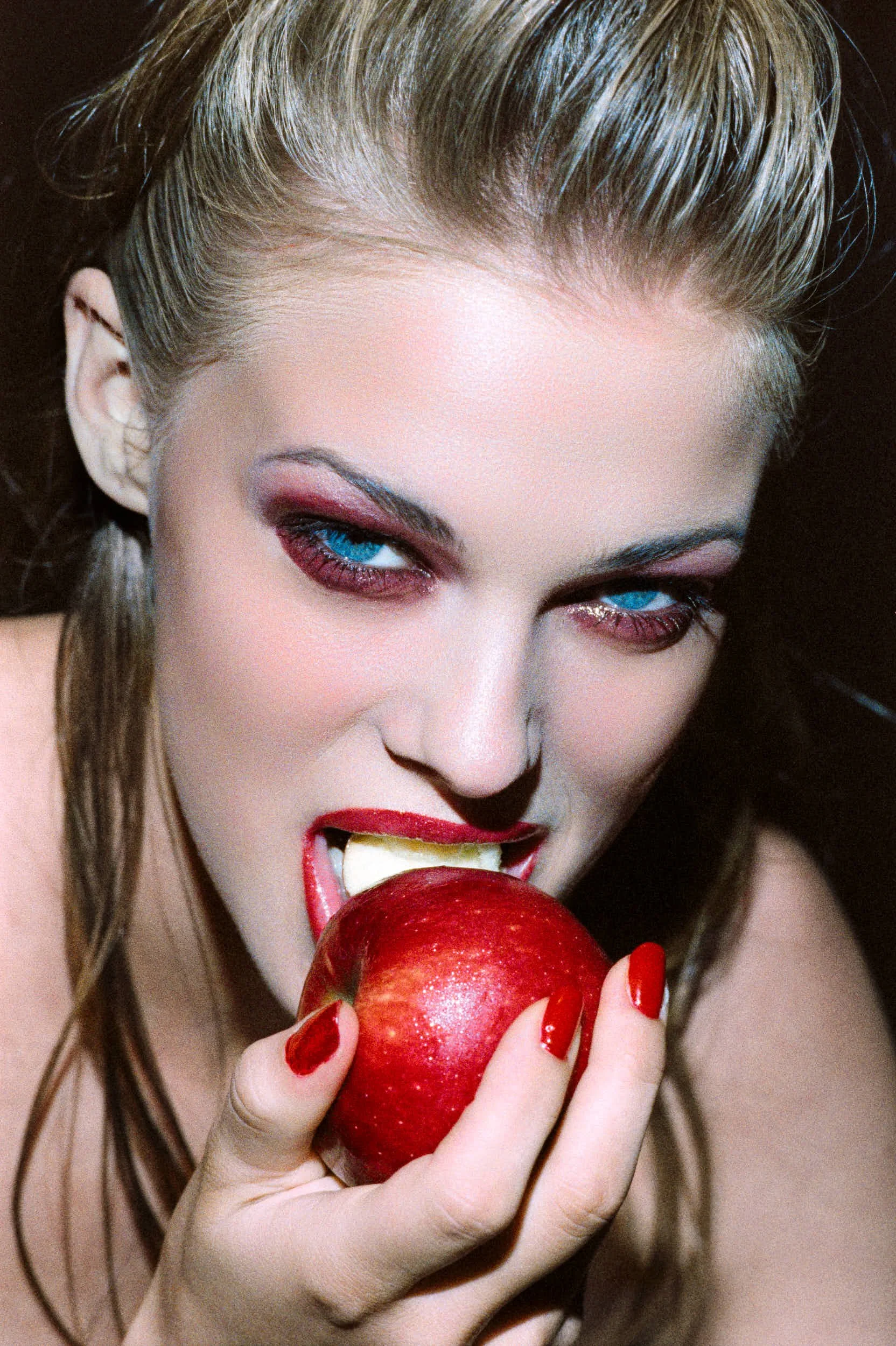 'Brandi Eating an Apple', personal work, 1998.
