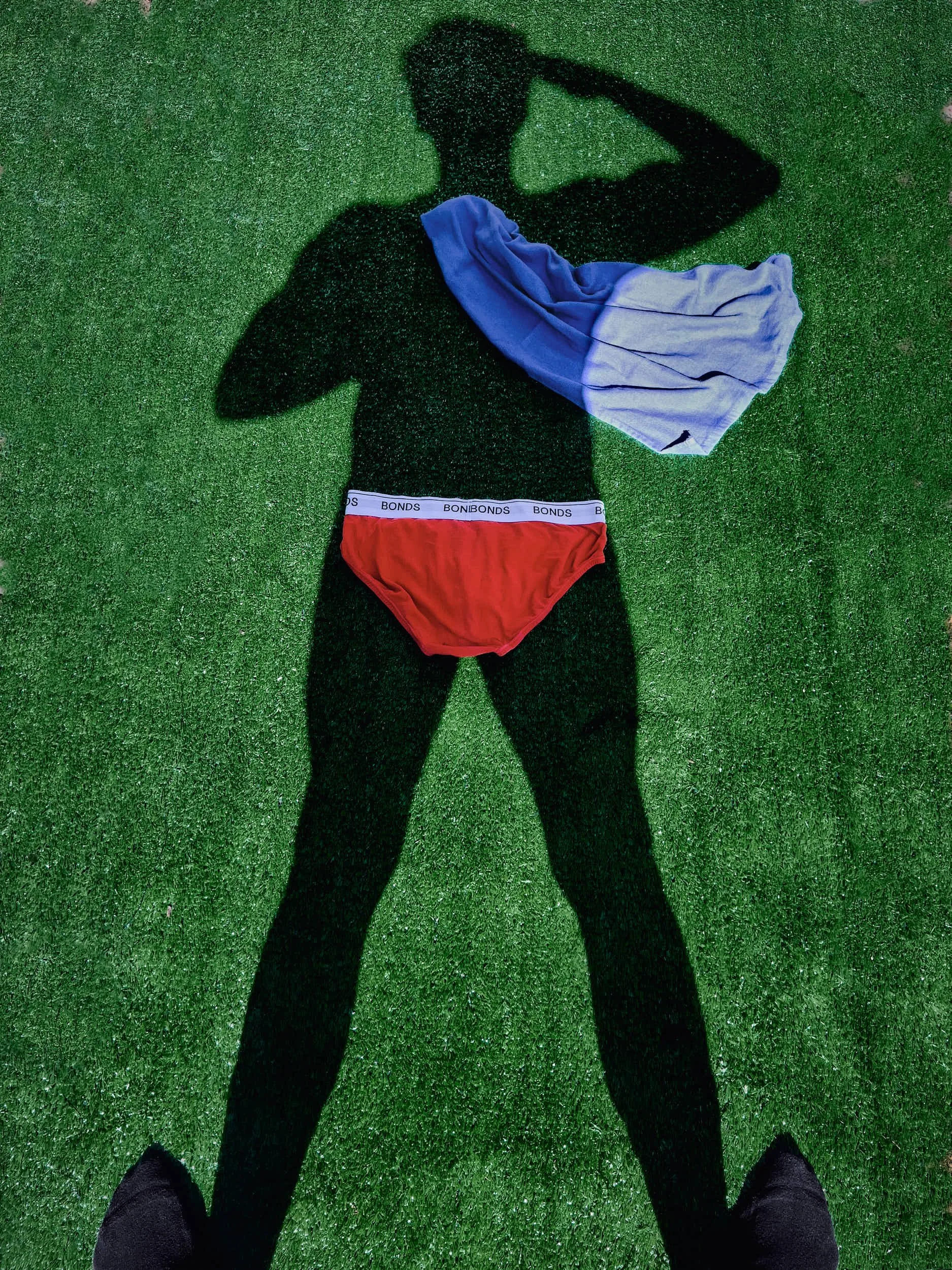 'My Shadow's a Superhero', personal work.