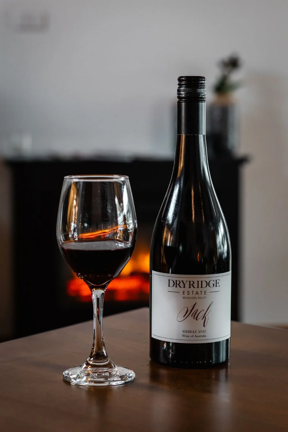 Dryridge Estate Shiraz wine from Megalong Valley on wine list at Schembrae's at Kurrajong tapas restaurant