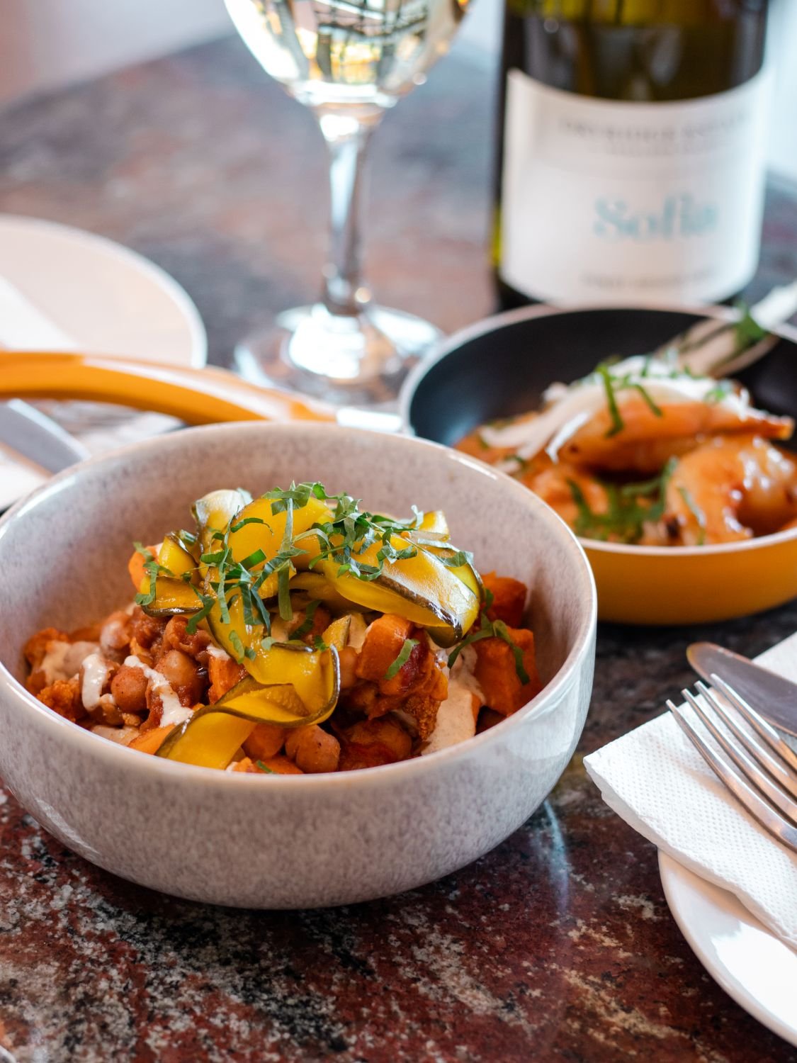 gluten free, vegetarian Vegetable Tagine tapas dish served at Schembrae's at Kurrajong near Windsor and North Richmond
