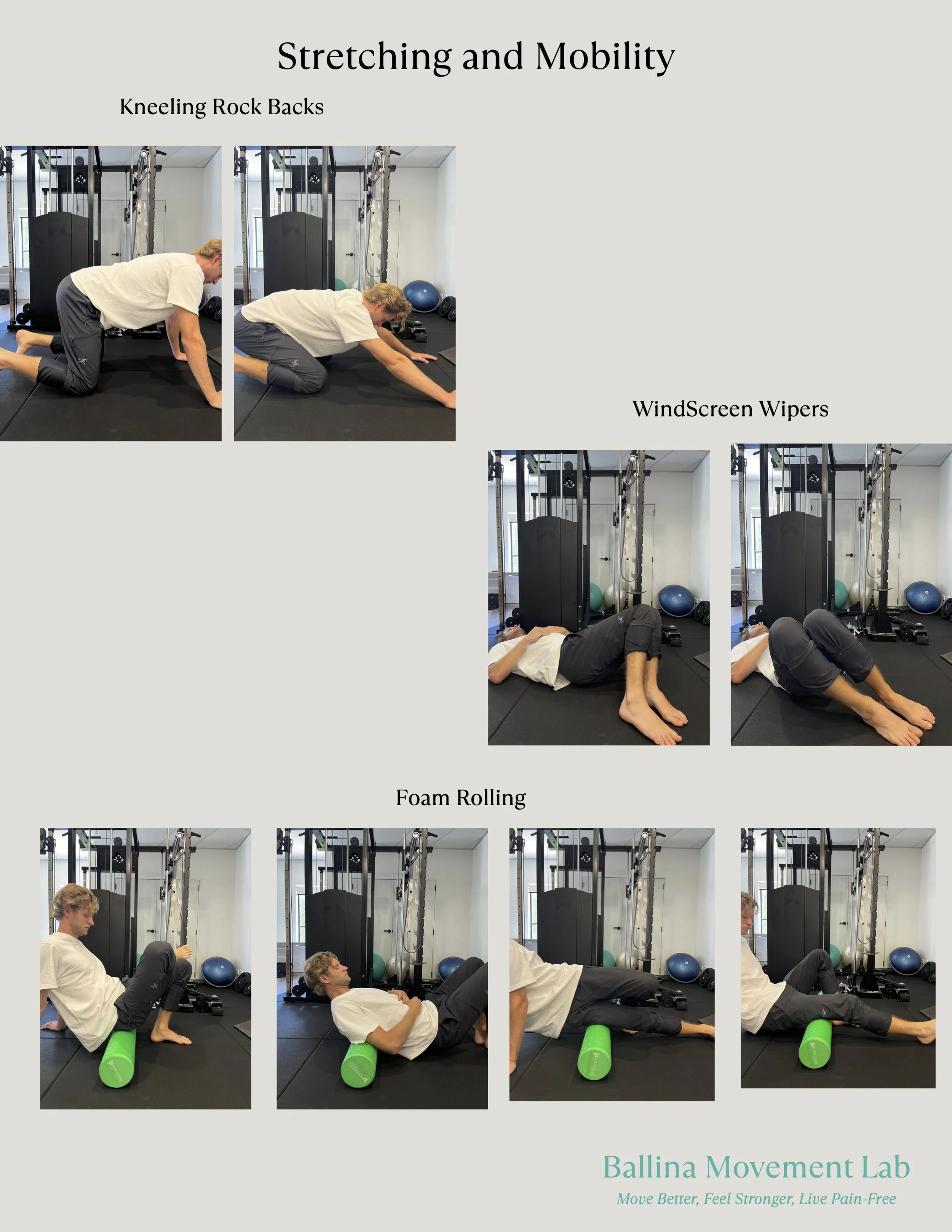 Mobility for back pain