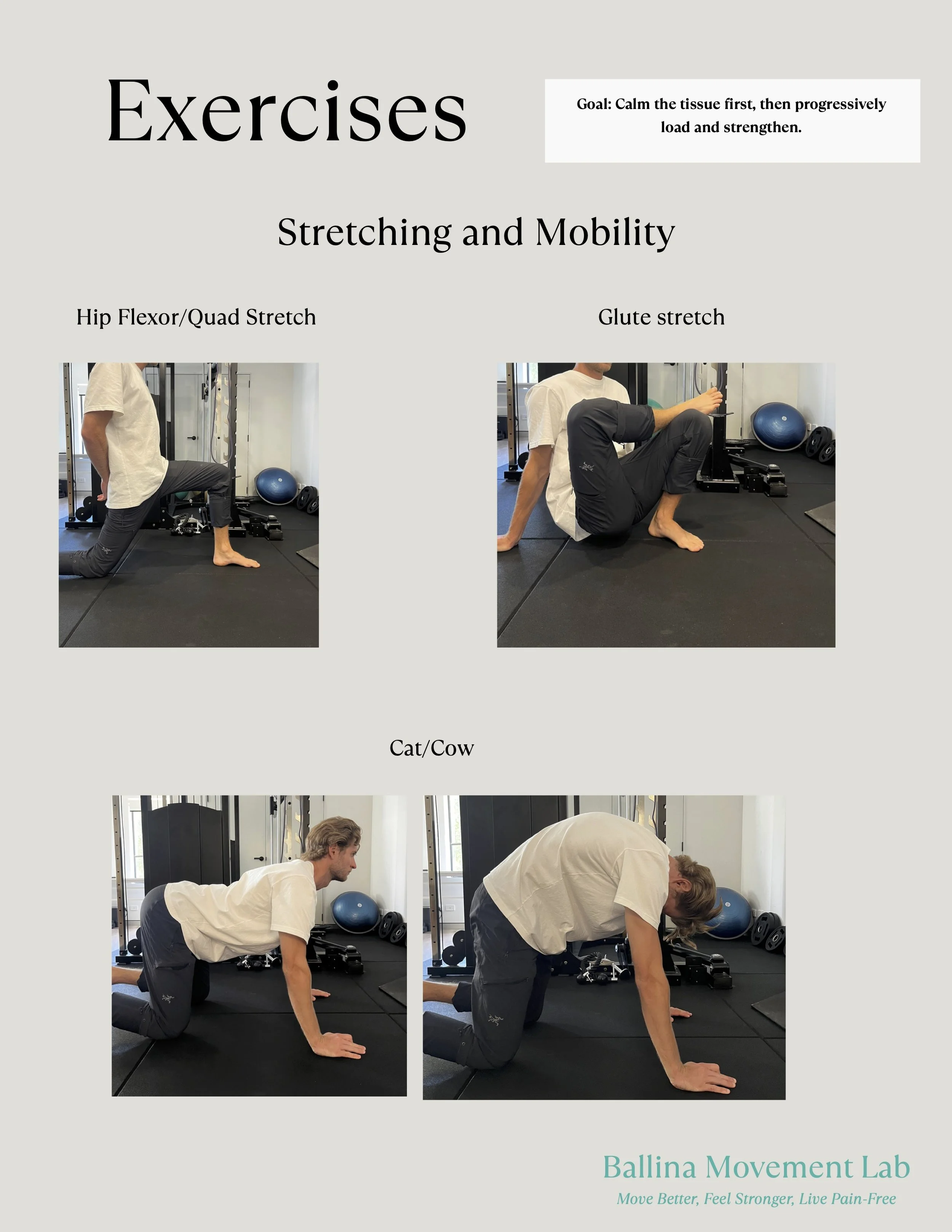 Stretches for back pain