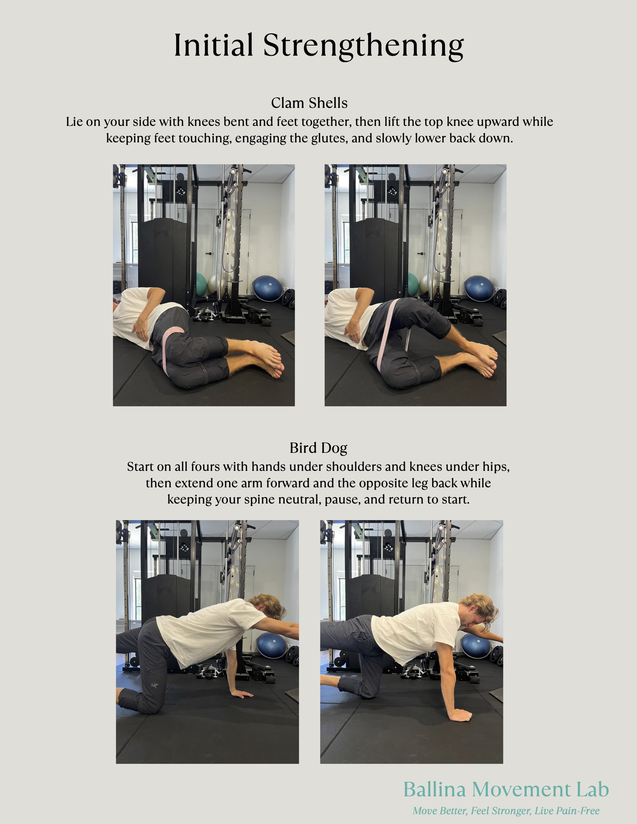 Rehab for back pain