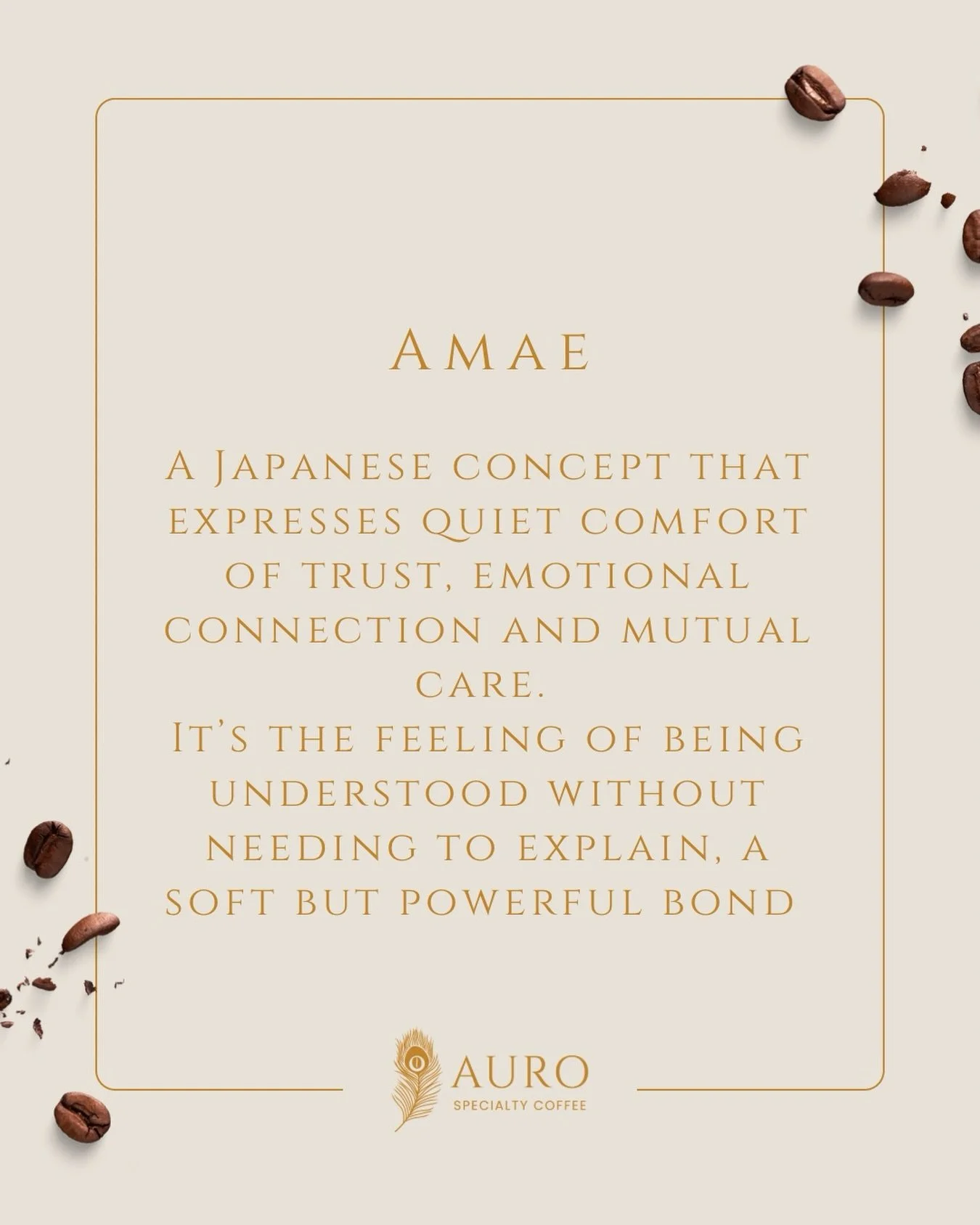 Hello Auro Family!!! Have you heard of this concept. It is just so beautiful. In a world where we are in a rush all the time, to find someone or something that provides this bond is so precious. We have the goldens, each other and coffee@🫶🫶🫶