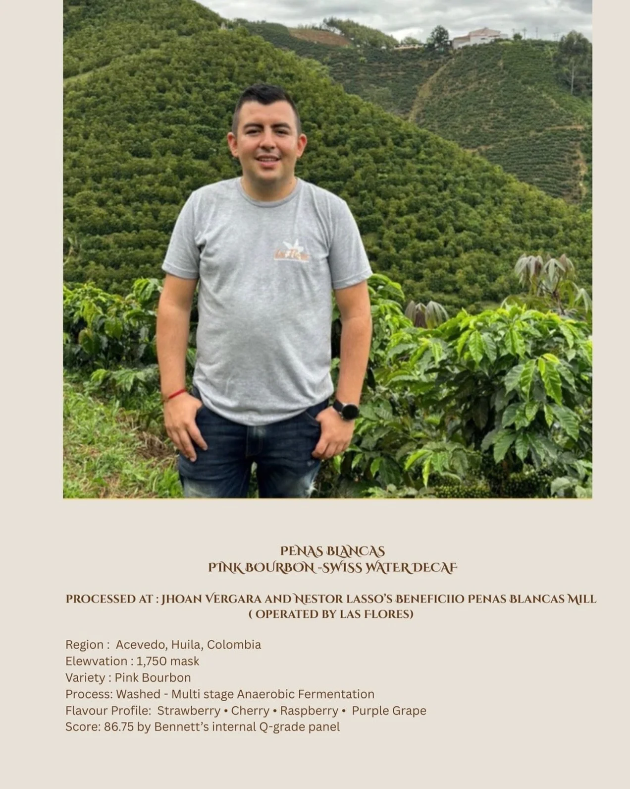 Hello Auro Family!! The Penas Blancas Pink Bourbon Decaf is what happens when exceptional green coffee meets exceptional process : a cup so vibrant, so layered, so unapologetically alive, that you will forget it&rsquo;s missing anything at all. 

The