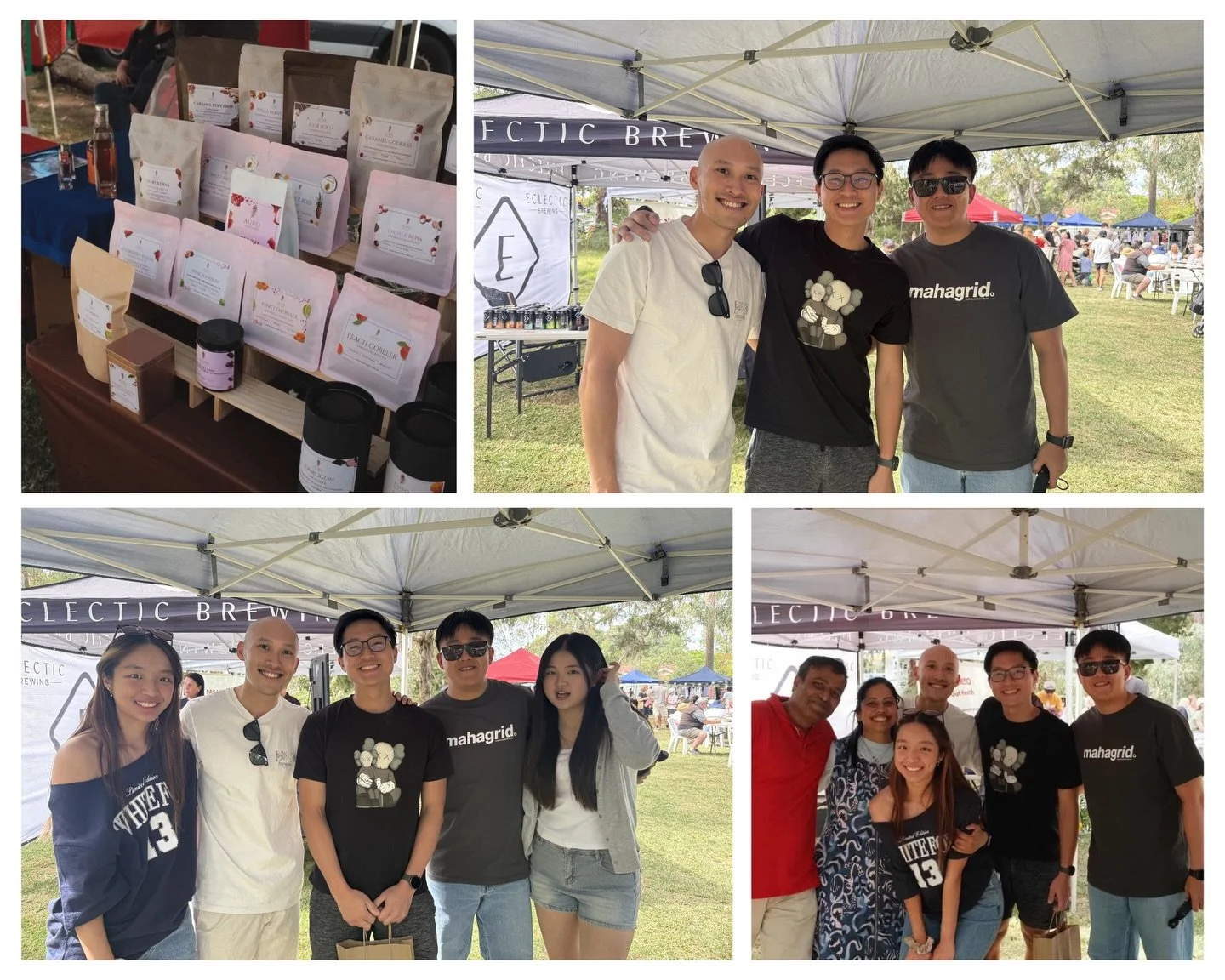 Hello Auro Family!!! Every market is special to us, meeting our regulars, catching up on the news, sharing our day with other lovely stall holders and meeting new members. 

This market at Fullarton in April was very special. @brewhoo visited us all 