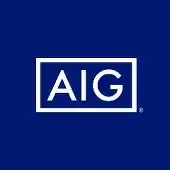 AIG logo on a dark background