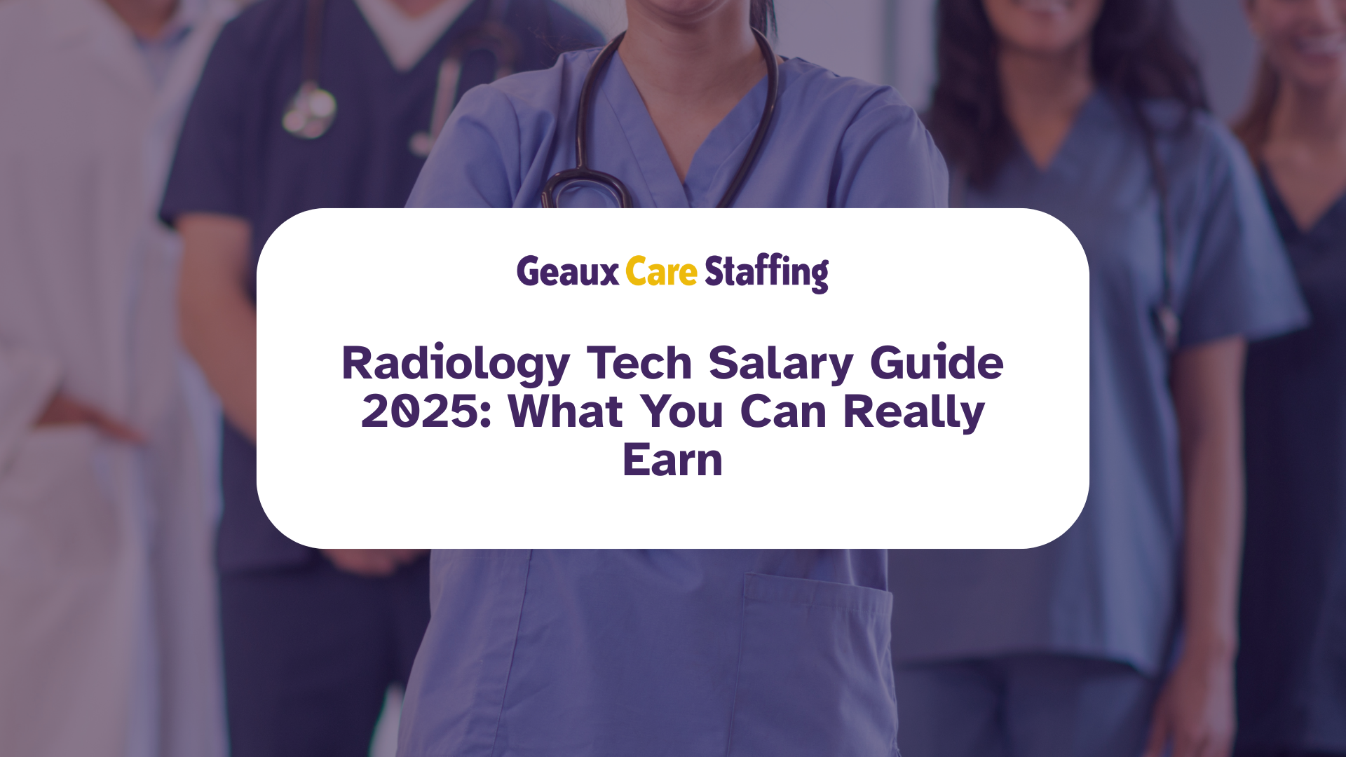 Radiology Tech Salary Guide 2025: What You Can Really Earn