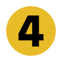 Number four inside a yellow circle.