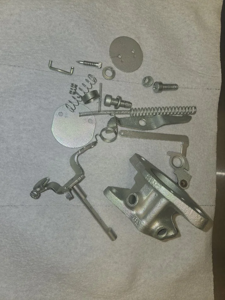 zinc plating carburetor parts