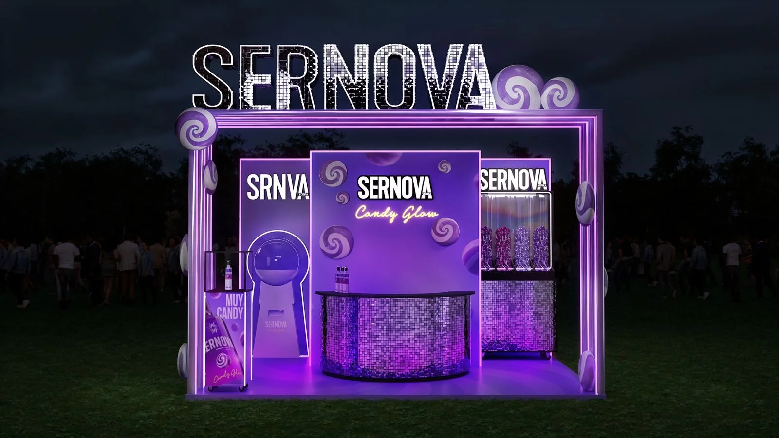 SERNOVA - Stand Design produced by MOD