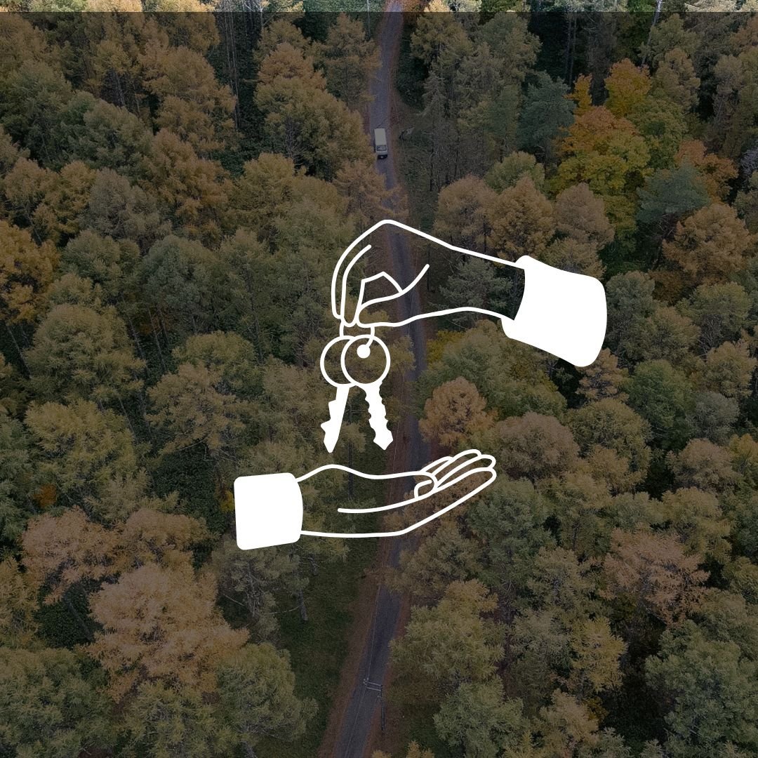 Campervan key handover in Tokyo for rental pickup Motion Campervans