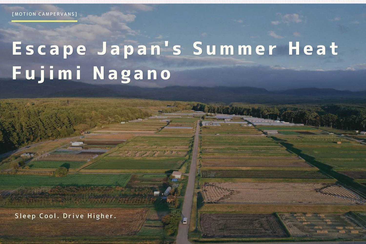 Escape Japan's Summer Heat: The Ultimate Campervan Guide to the Fujimi Area, Nagano
