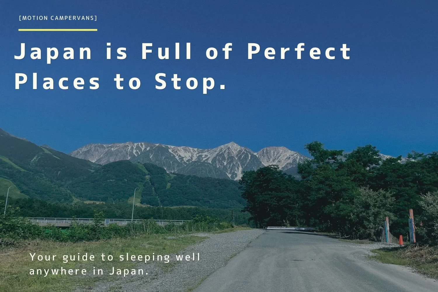 Where to Sleep in a Campervan in Japan — Michi-no-Eki, RV Parks &amp; Campsites