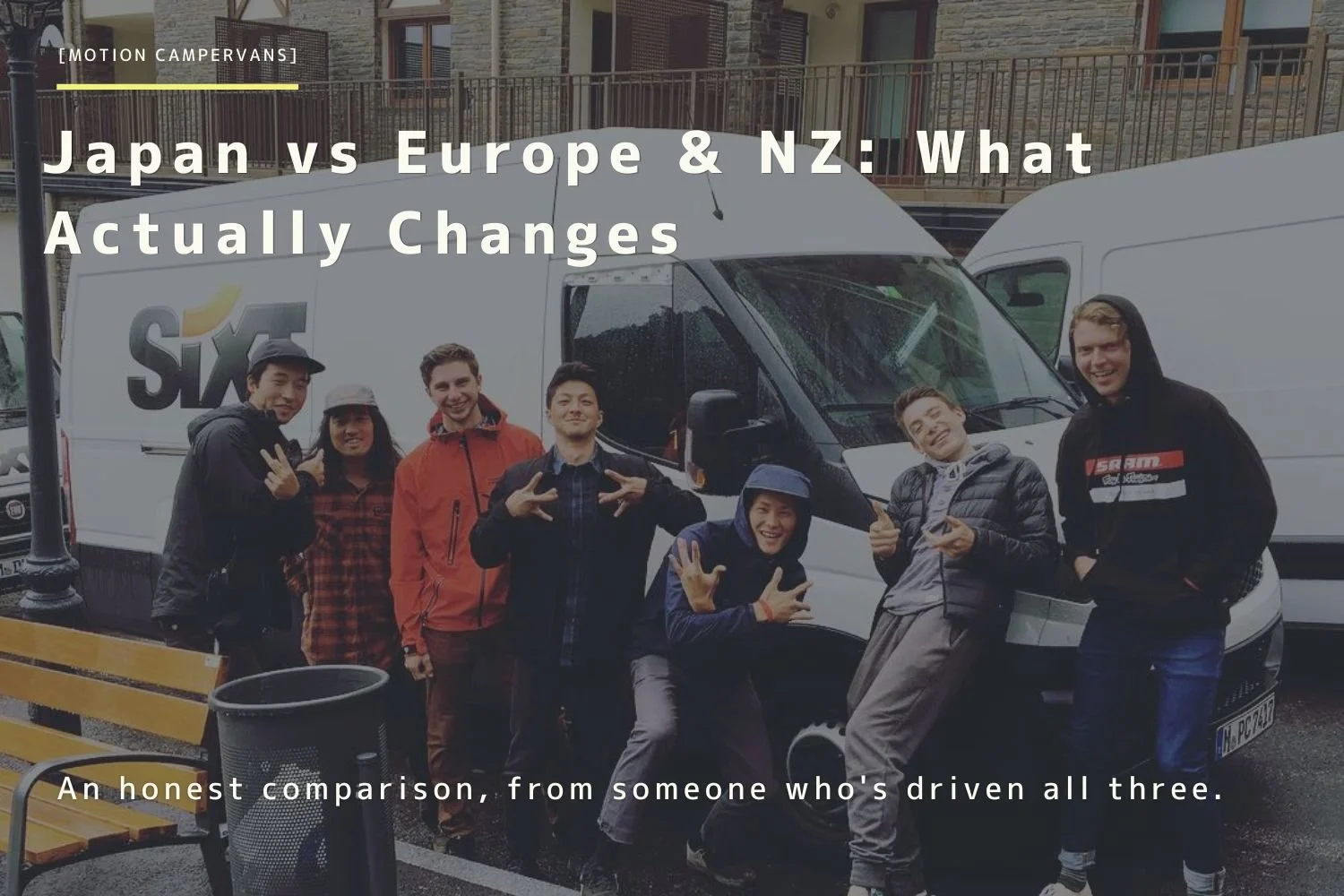 Campervanning in Japan vs Europe &amp; New Zealand