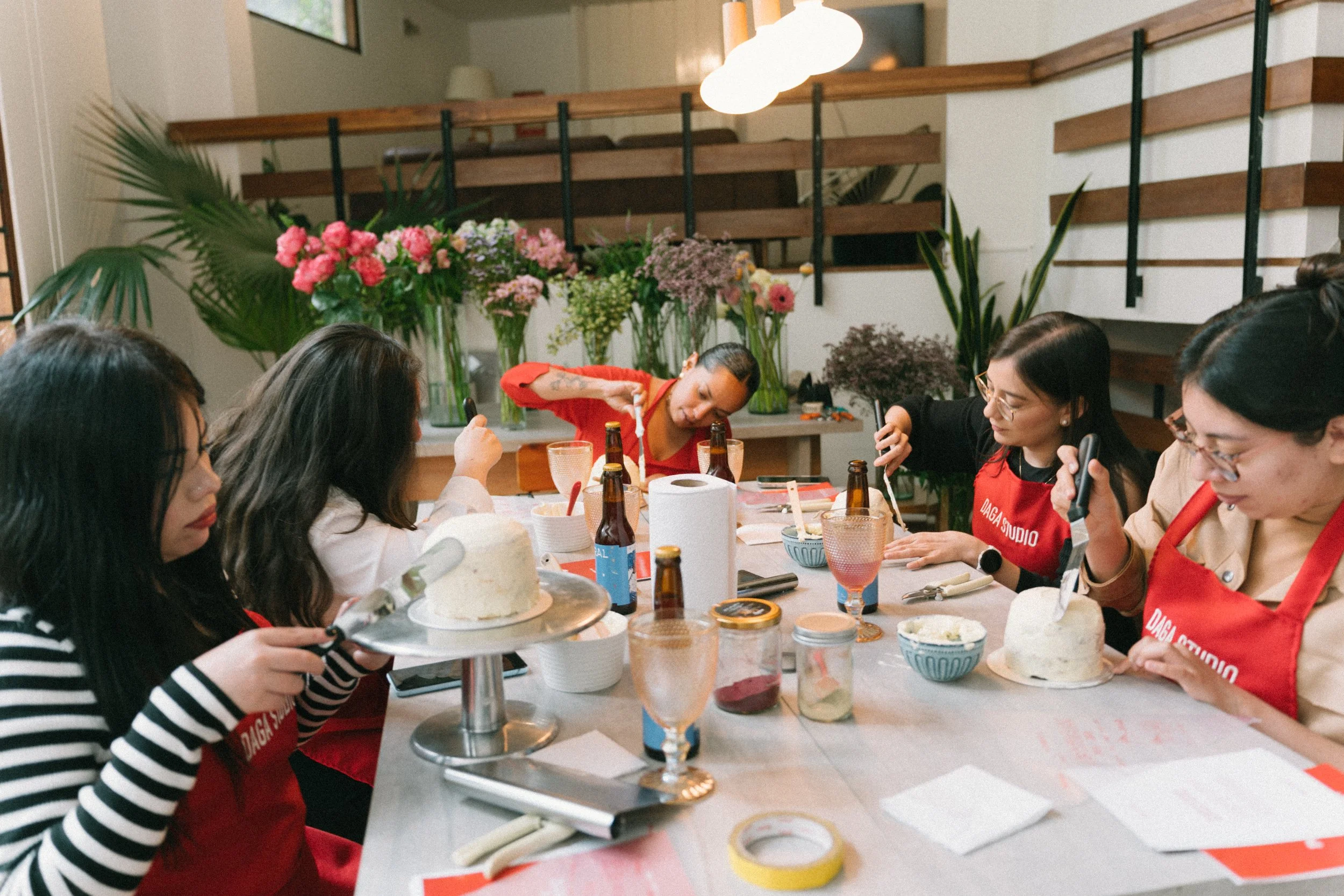 Taller Flores y Pasteles por DAGA Studio