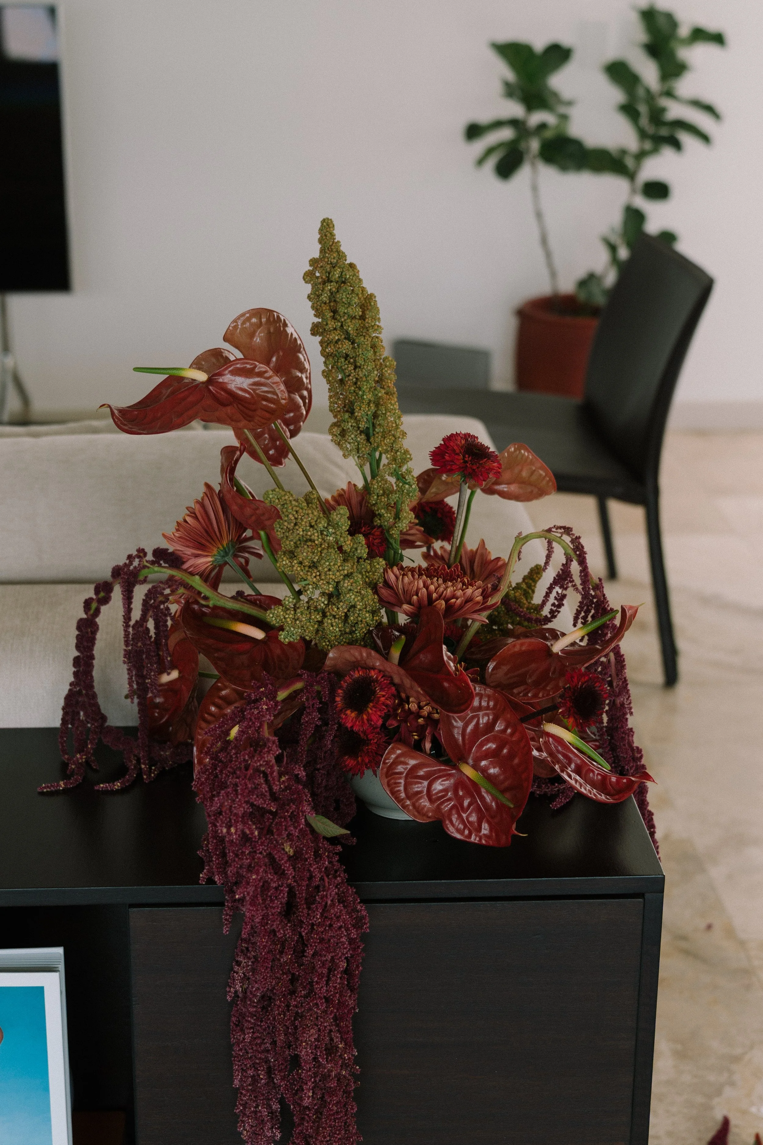 Boda Carolina y Juanjo, arreglos florales por DAGA Studio