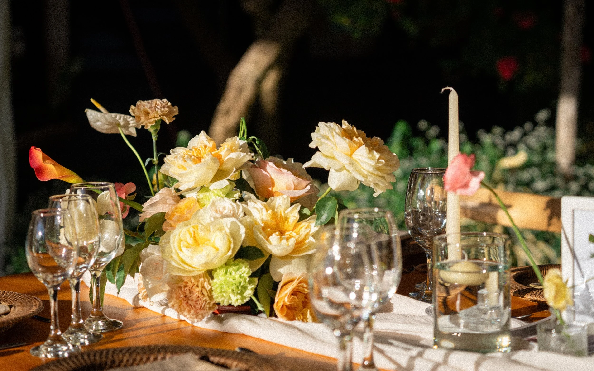 Boda Ale y Robby, Bautizo Carlota, arreglos florales por DAGA Studio