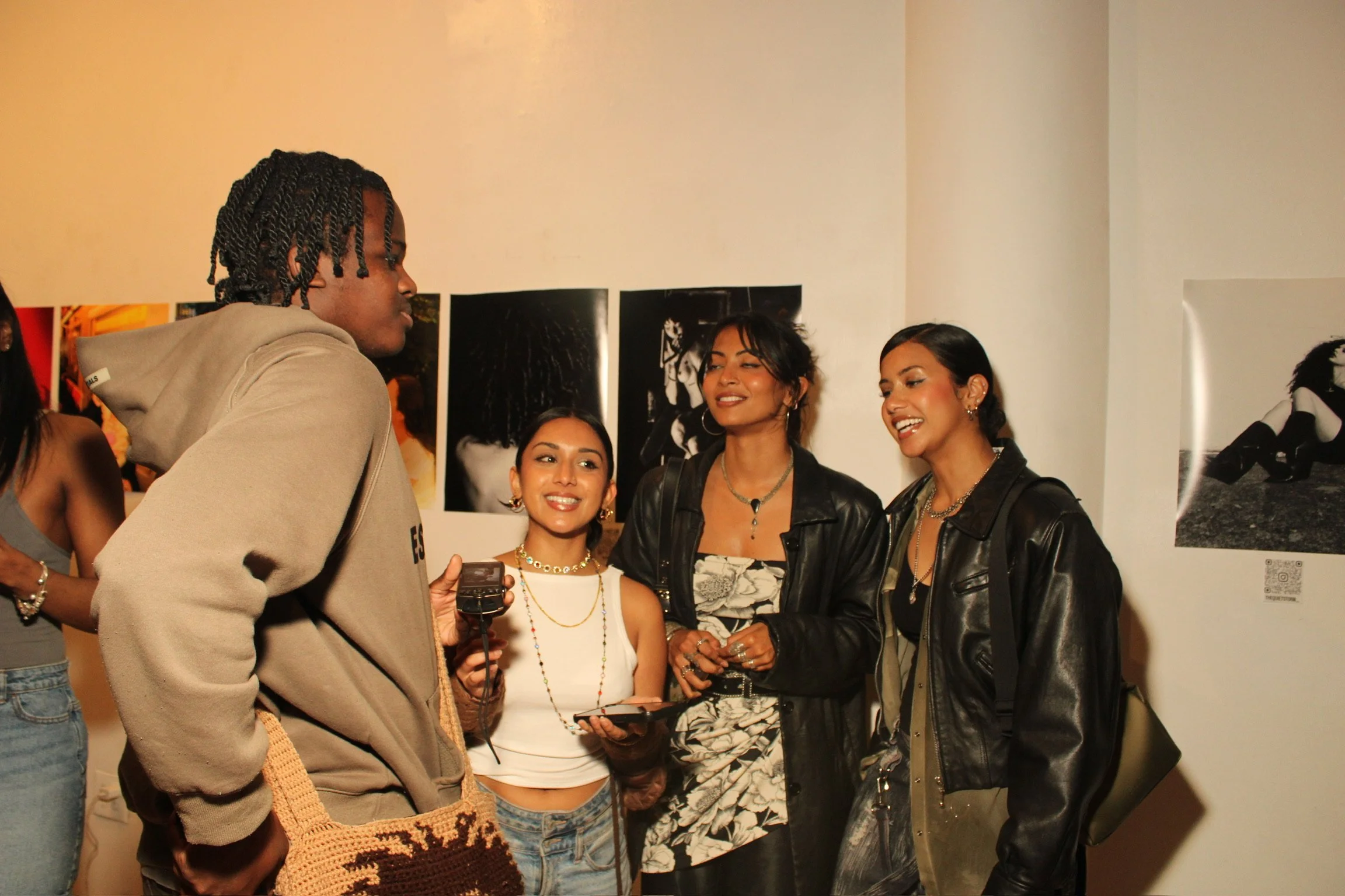 Our first gallery felt like a beginning — real people, real moments, and the energy that shaped TOUCH & GO (Issue 3). These photos are small pieces of that night: the faces, the conversation, the space where everything we’d been building finally show