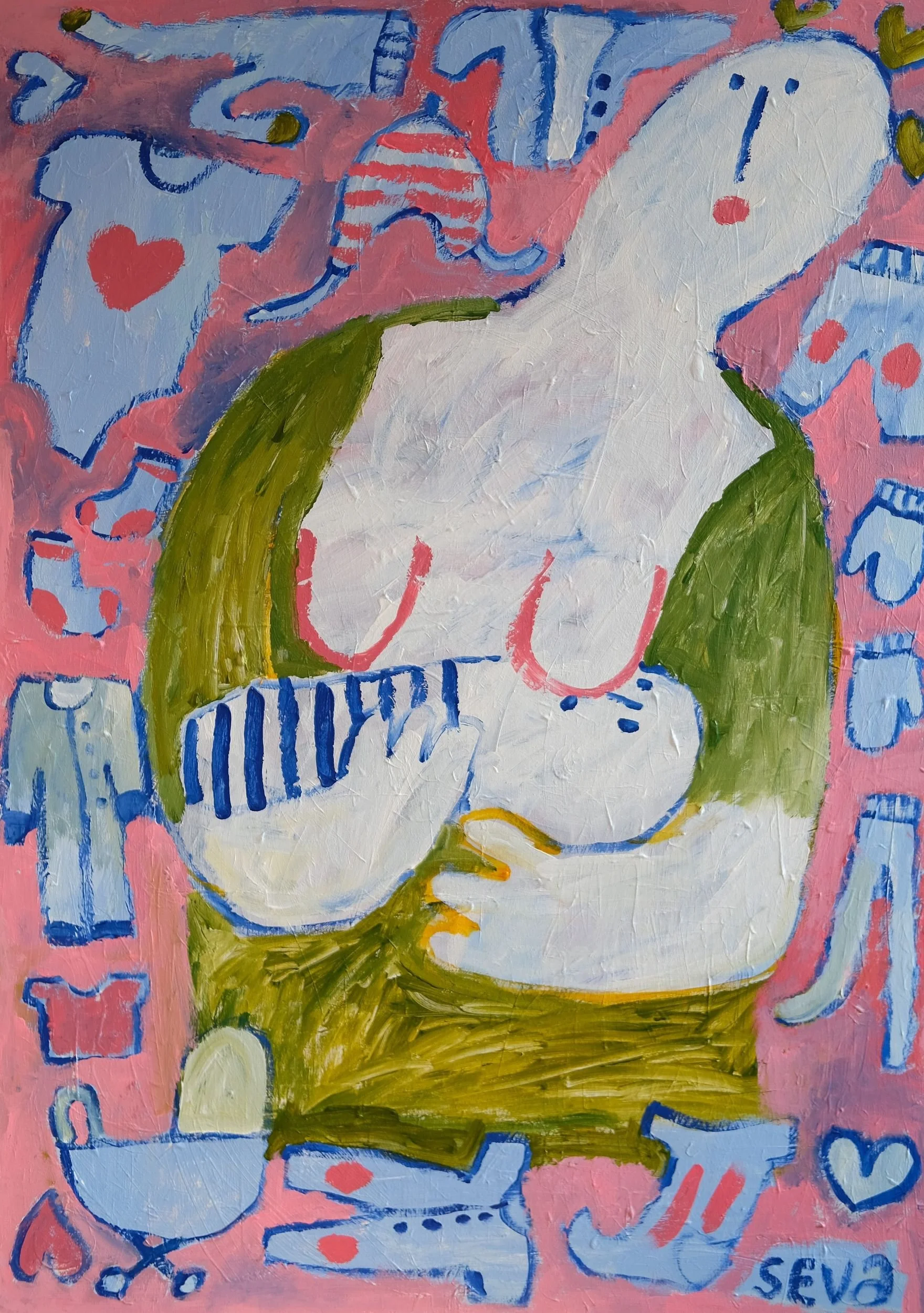 Eine neue Bereicherung – Acryl auf Leinwand von Lenka Seva