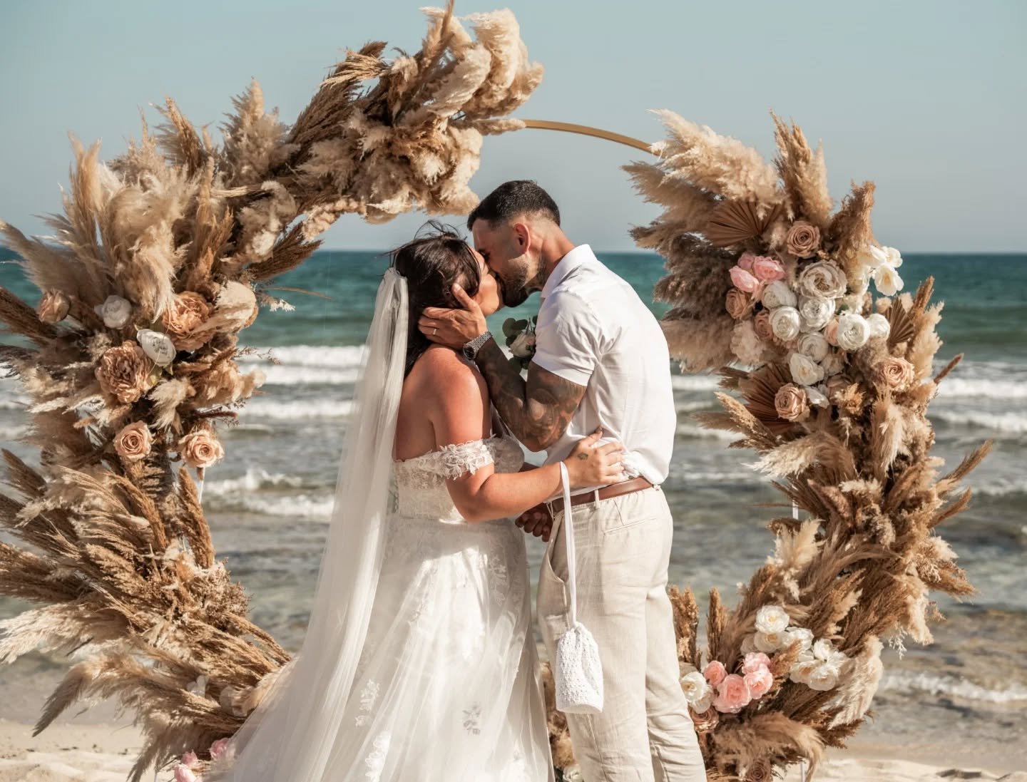 A beach wedding is where love meets the rhythm of the waves &mdash; simple, timeless, and forever unforgettable📸💝💍
.
.
.
#cyprusweddingphotographer
#weddingphotographer #beachwedding
#destinationwedding #brideandgroom
#weddinginspiration #loveandl
