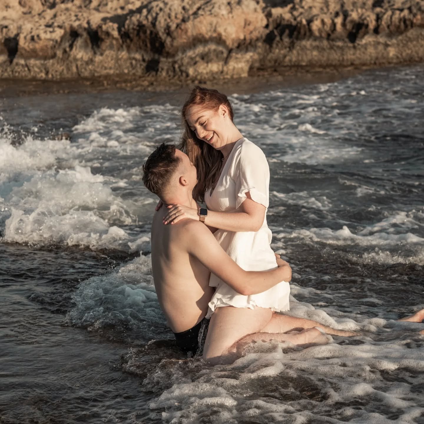 Lost in each other, found in the waves 🌊❤️
.
.
.
#CyprusPhotographer #CoupleGoals #BeachRomance #CyprusCouples #LoveInCyprus