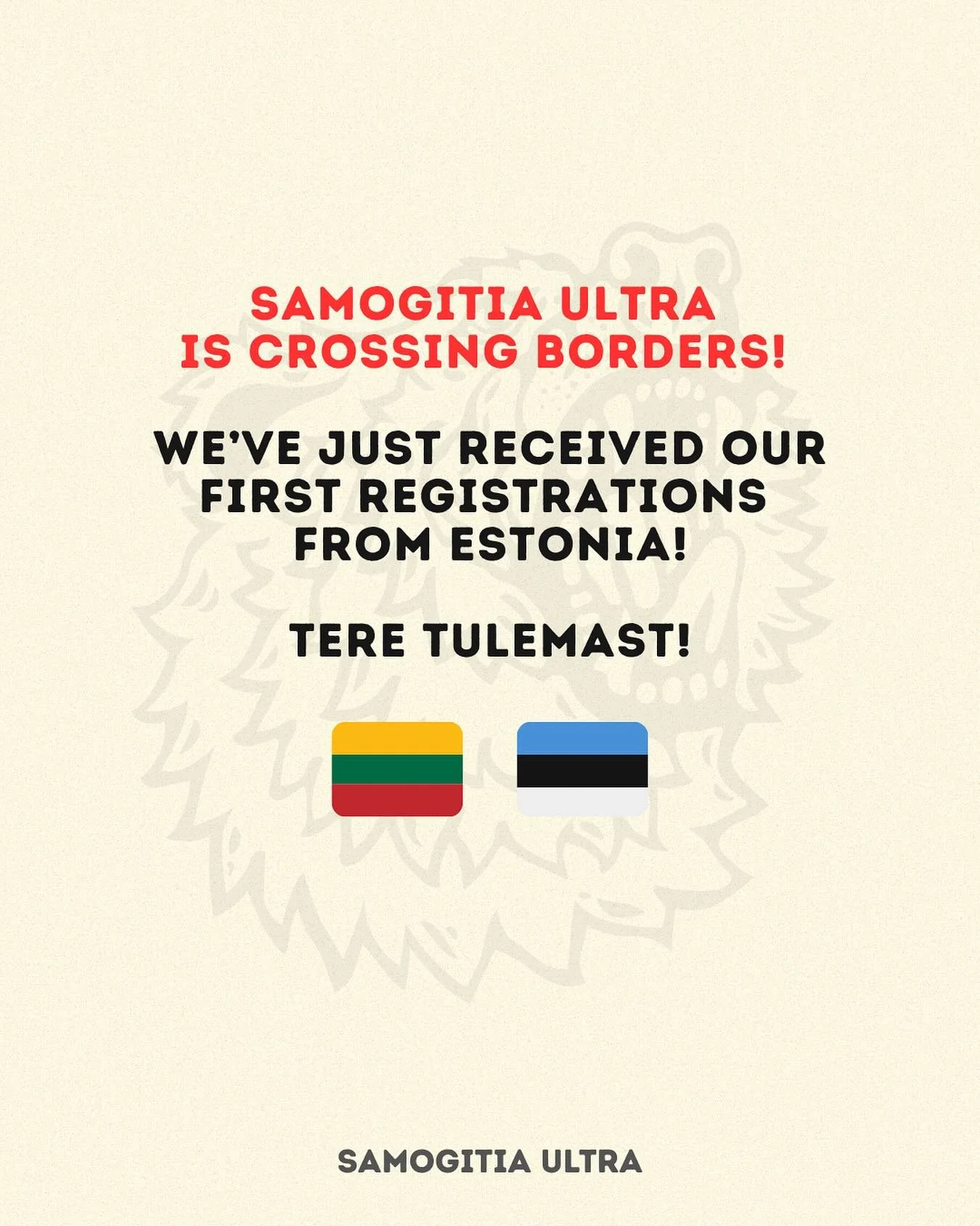 NEXT 👉 🇱🇻🇵🇱
🐻 Registration is OPEN!
🏁 Race date: 2026-06-06
📍 Germanto ežero tiltas, Telšē, Lithuania.
#SamogitiaUltra #LastManStanding #BackyardUltra