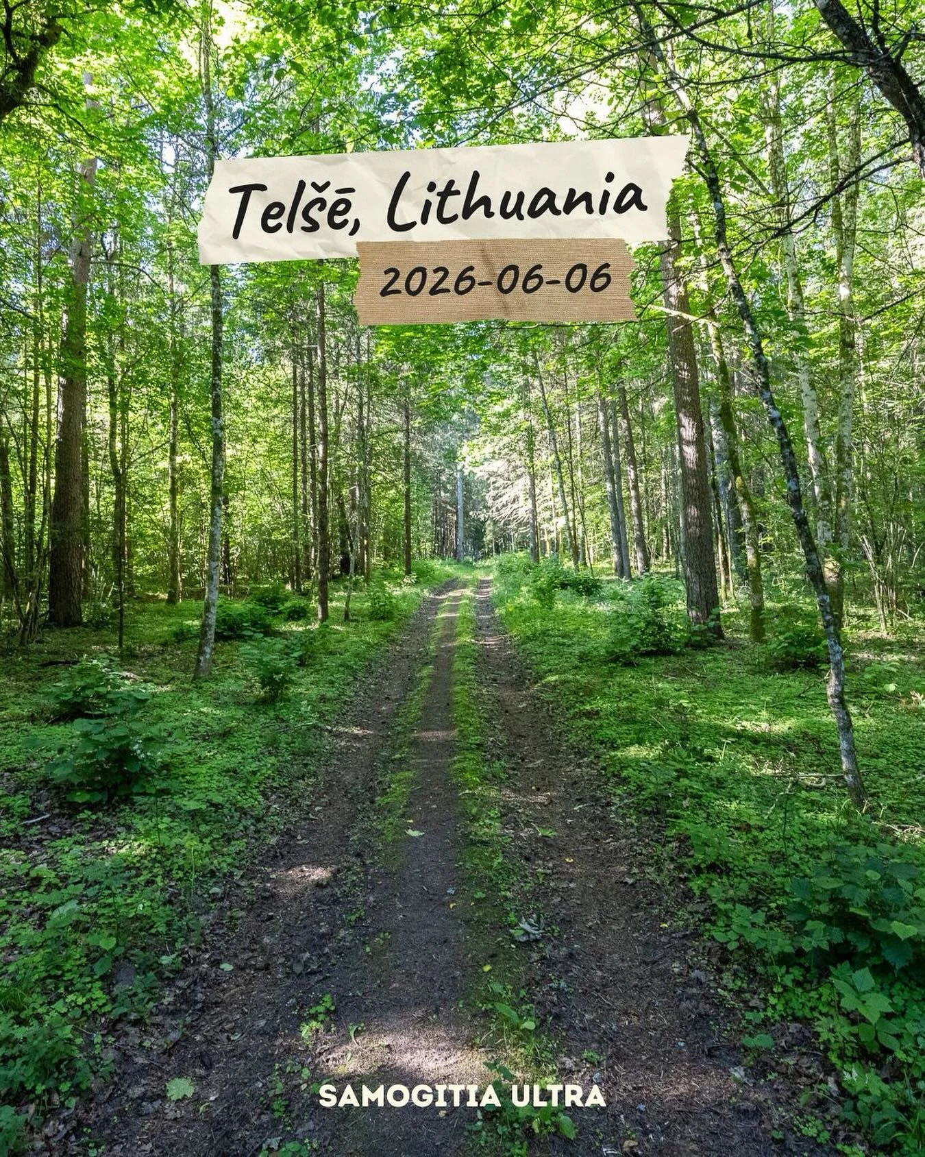 Find out what you’re made of on 2026-06-06. 👊 
🐻 Reserve your spot 👉 onemoreloop.run 
🏁 Race date: 2026-06-06
📍 Germanto ežero tiltas, Telšē, Lithuania.
#SamogitiaUltra #LastManStanding #BackyardUltra